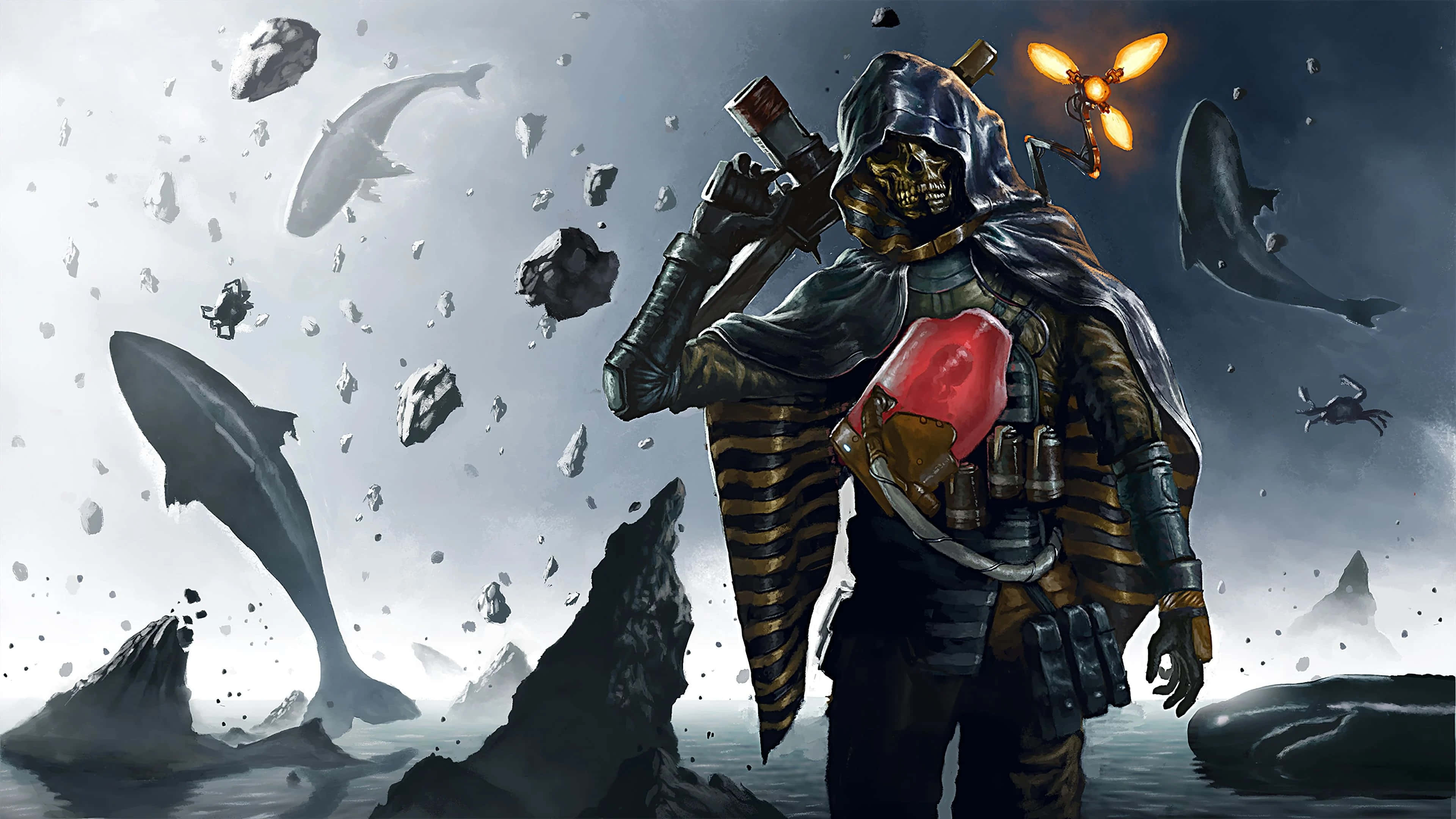 3840x2160 Download Death Stranding Higgs Art Desktop Wallpaper