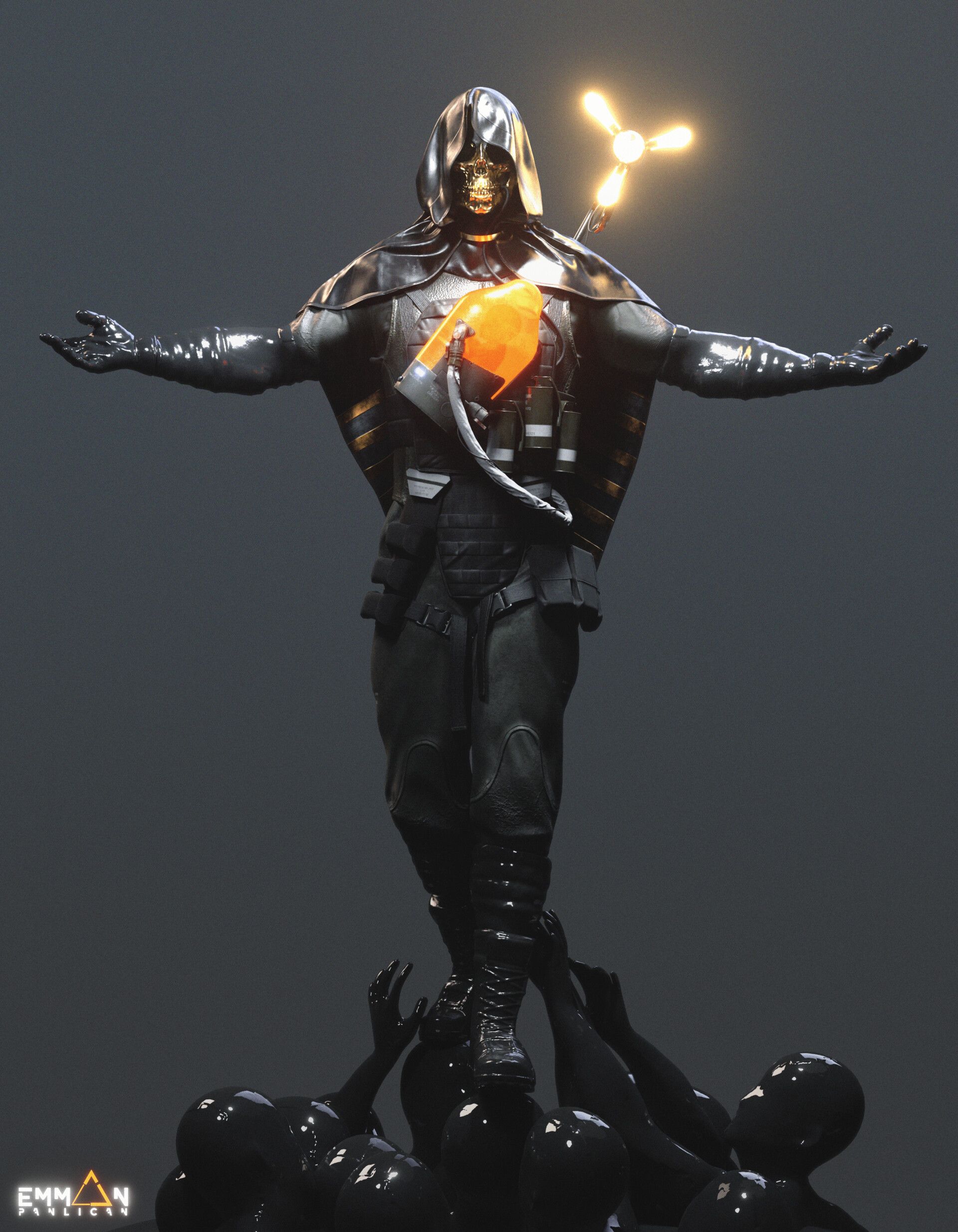 1920x2469 Higgs Particle of God from Death Stranding (Fan Art)
