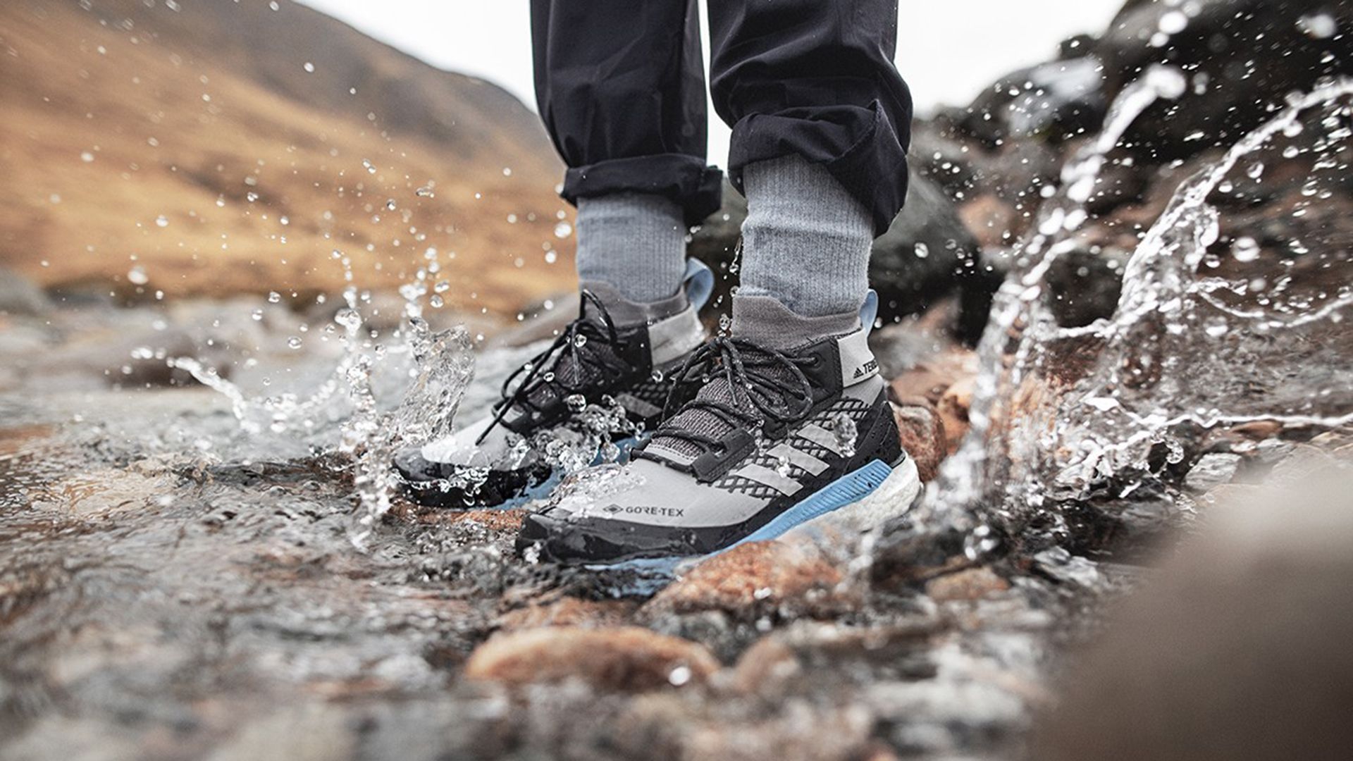 1920x1080 Hiking Boots Don't Get Much Comfier Than The Ace Looking Adidas Terrex Free Hiker GTX