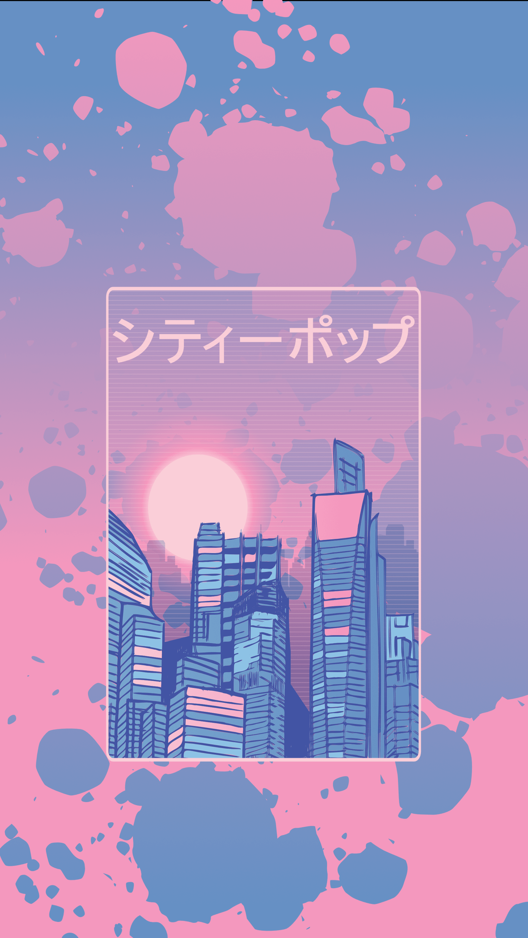 1080x1920 I Made A City Pop Aesthetic Design