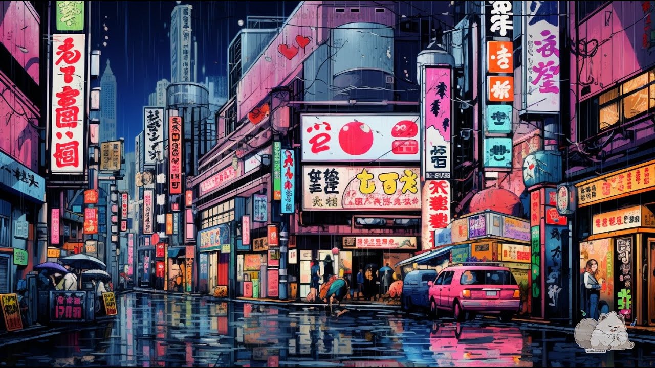 1280x720 (No Copyright) Japan City Pop 1 Hour