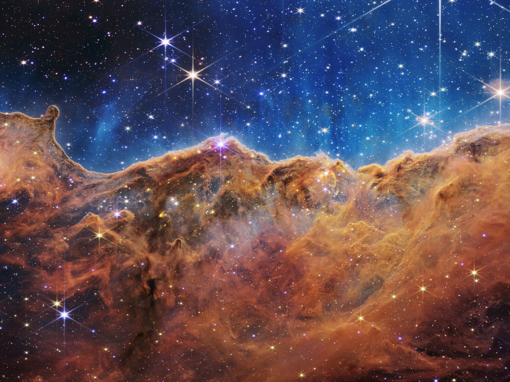 2048x1536 NIRCam Image Of The “Cosmic Cliffs” In Carina