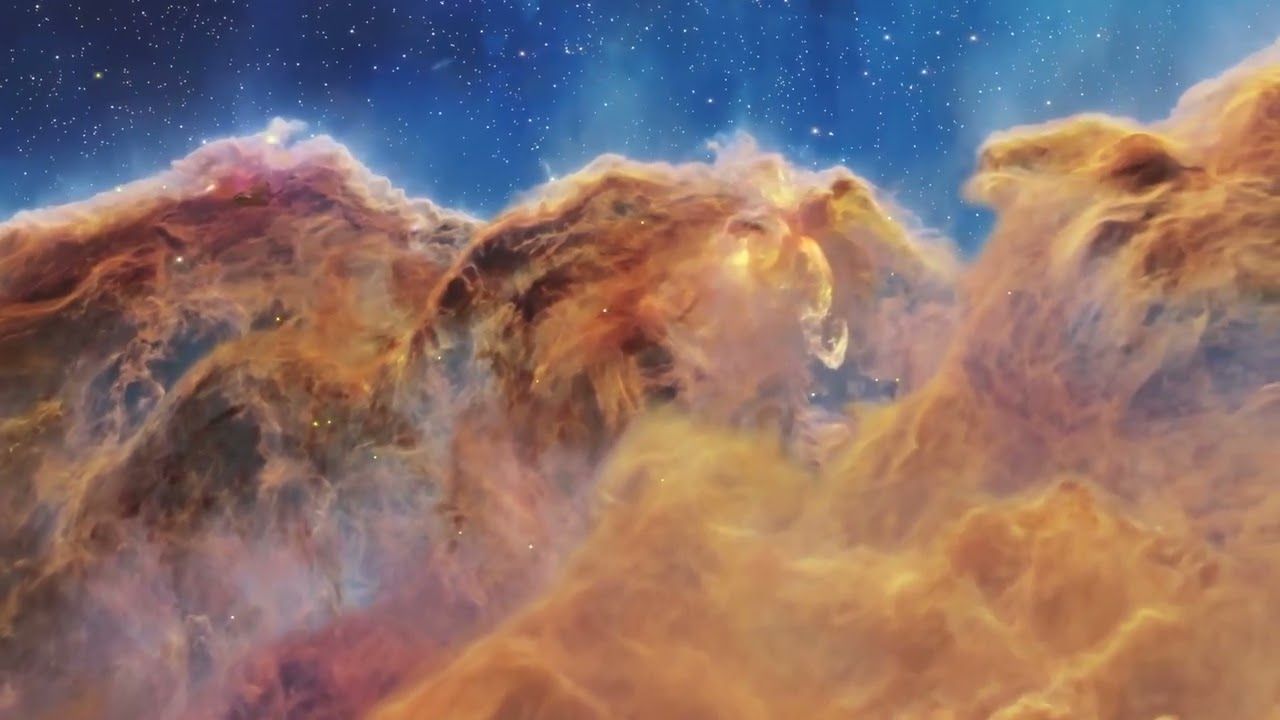 1280x720 Amazing 'Cosmic Cliffs' of the Carina Nebula Complex tour of Webb imagery