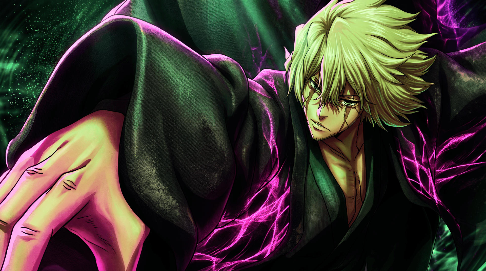 1920x1072 Bleach Thousand Year Blood War Calamity / Cour 4 Kisuke Urahara Bankai 5k Wallpaper