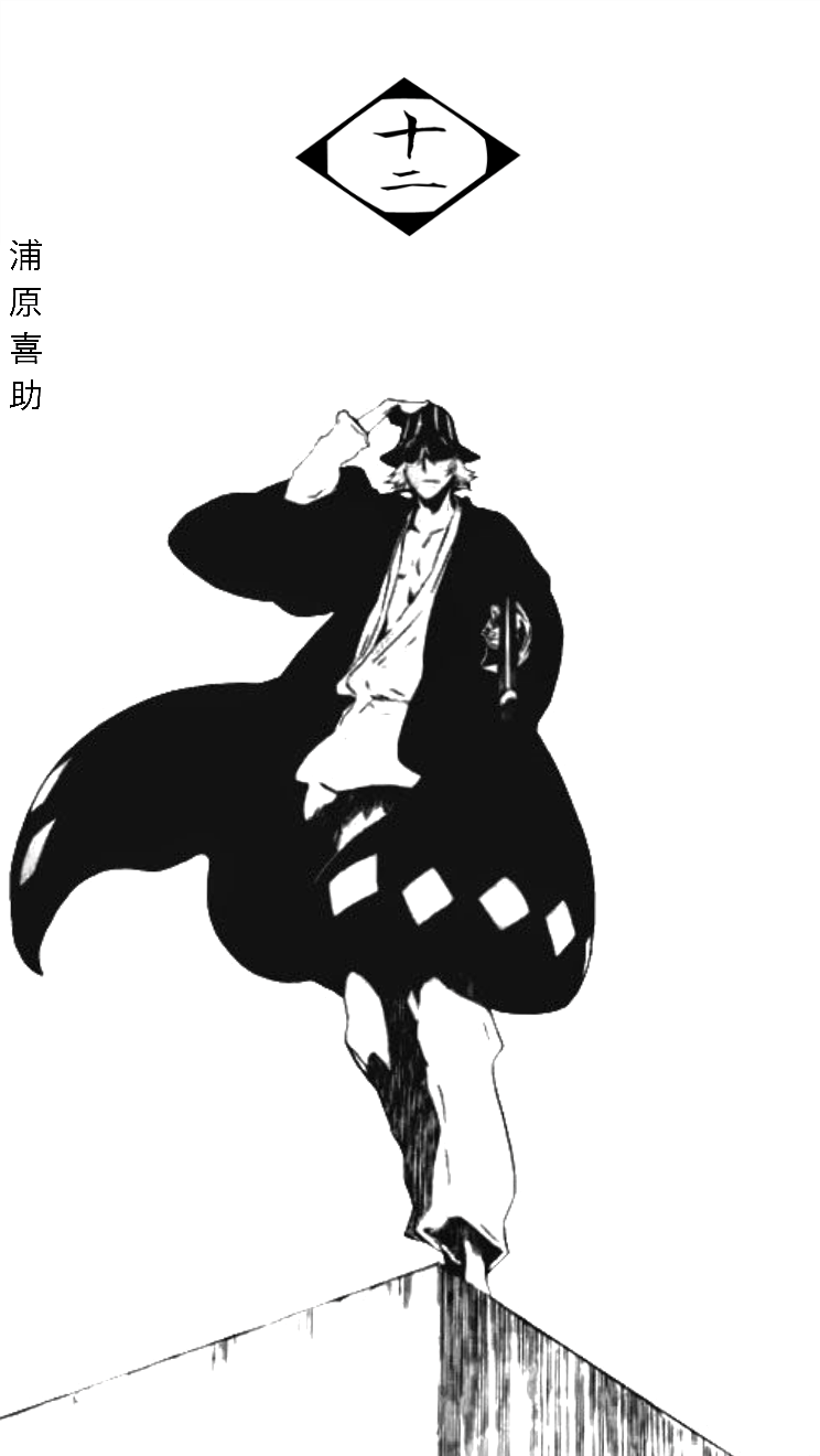 744x1320 Kisuke Urahara Phone Wallpaper