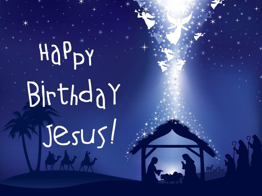 1024x768 Wallpaper Happy Birthday Jesus Christ
