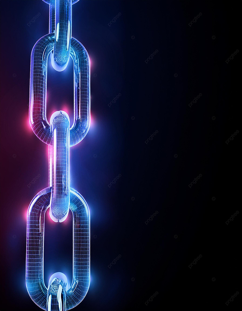 960x1234 A Glowing Chain Made Of Wireframe Links Against A Dark Background Wallpaper Image For Free Download