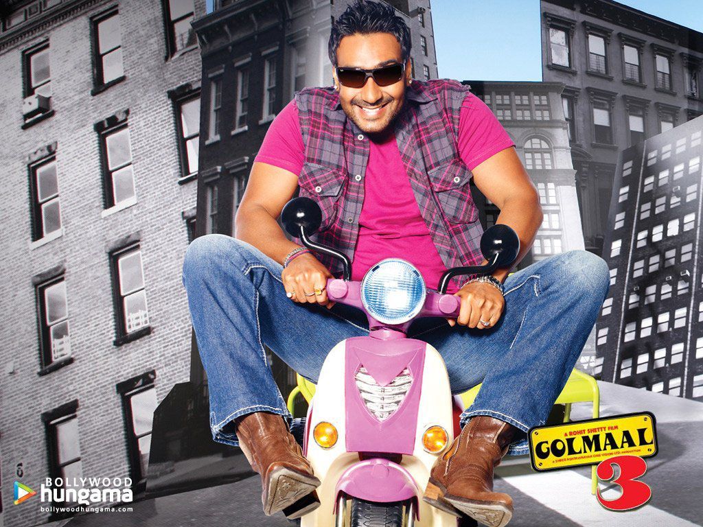 1024x768 Golmaal 3 Wallpaper