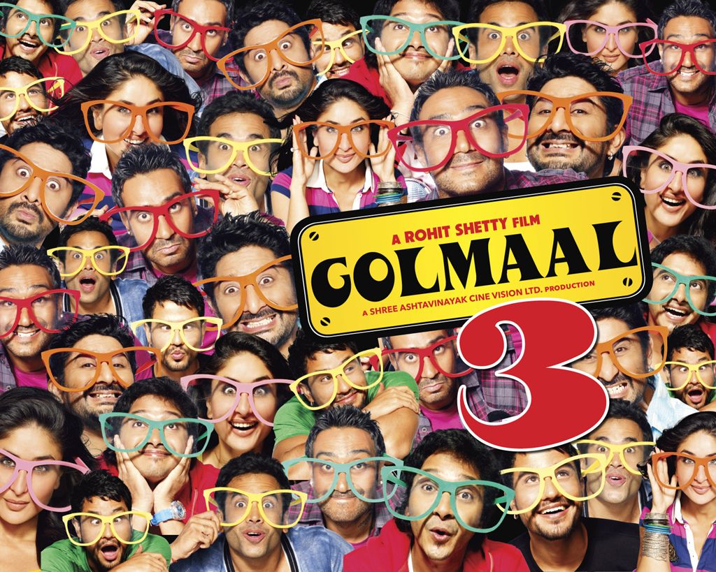 1024x819 Golmaal 3 Bollywood Movie