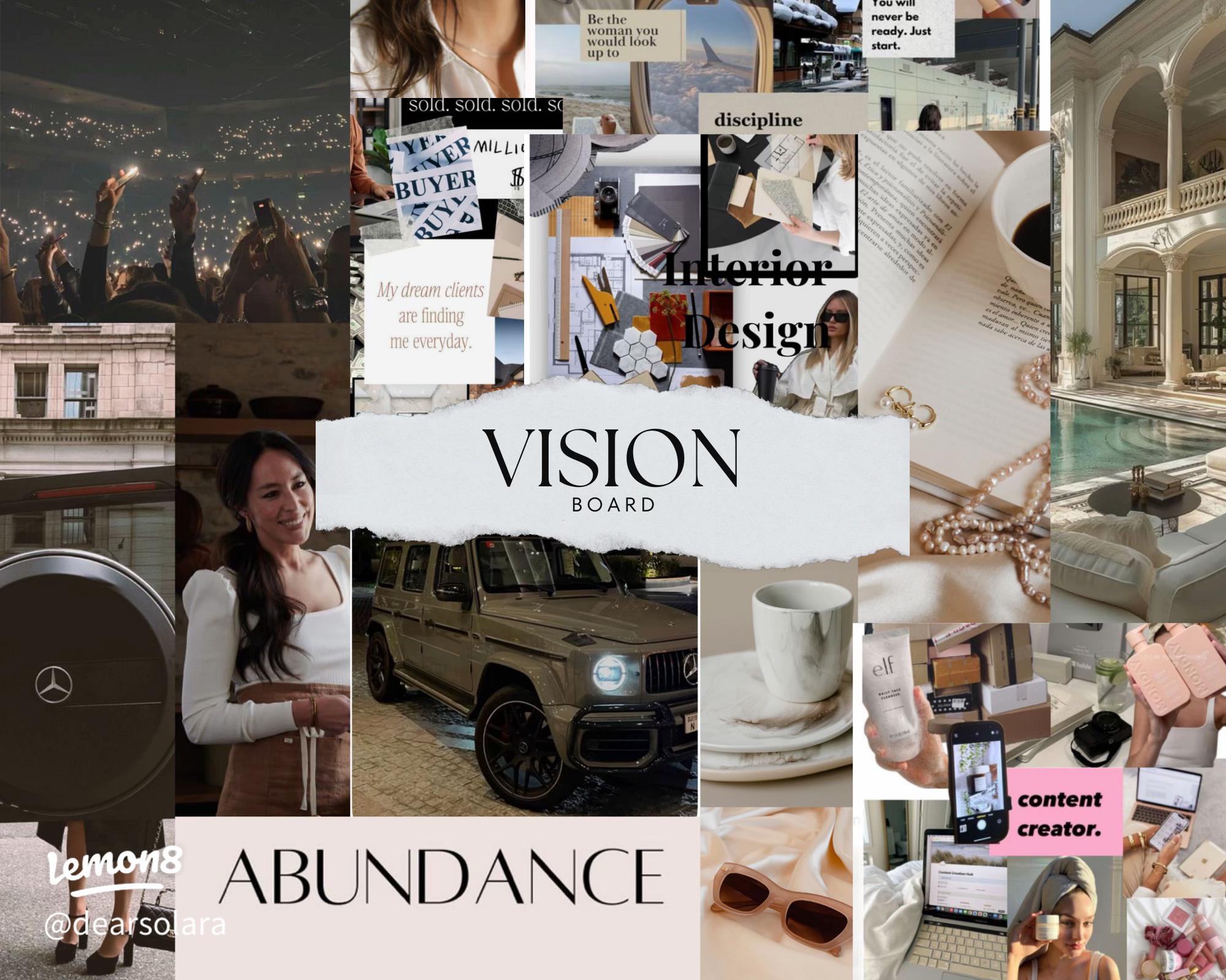 2000x1600 Digital Vision Board: Manifest Your Dream Career, Abundance & Luxe Life!