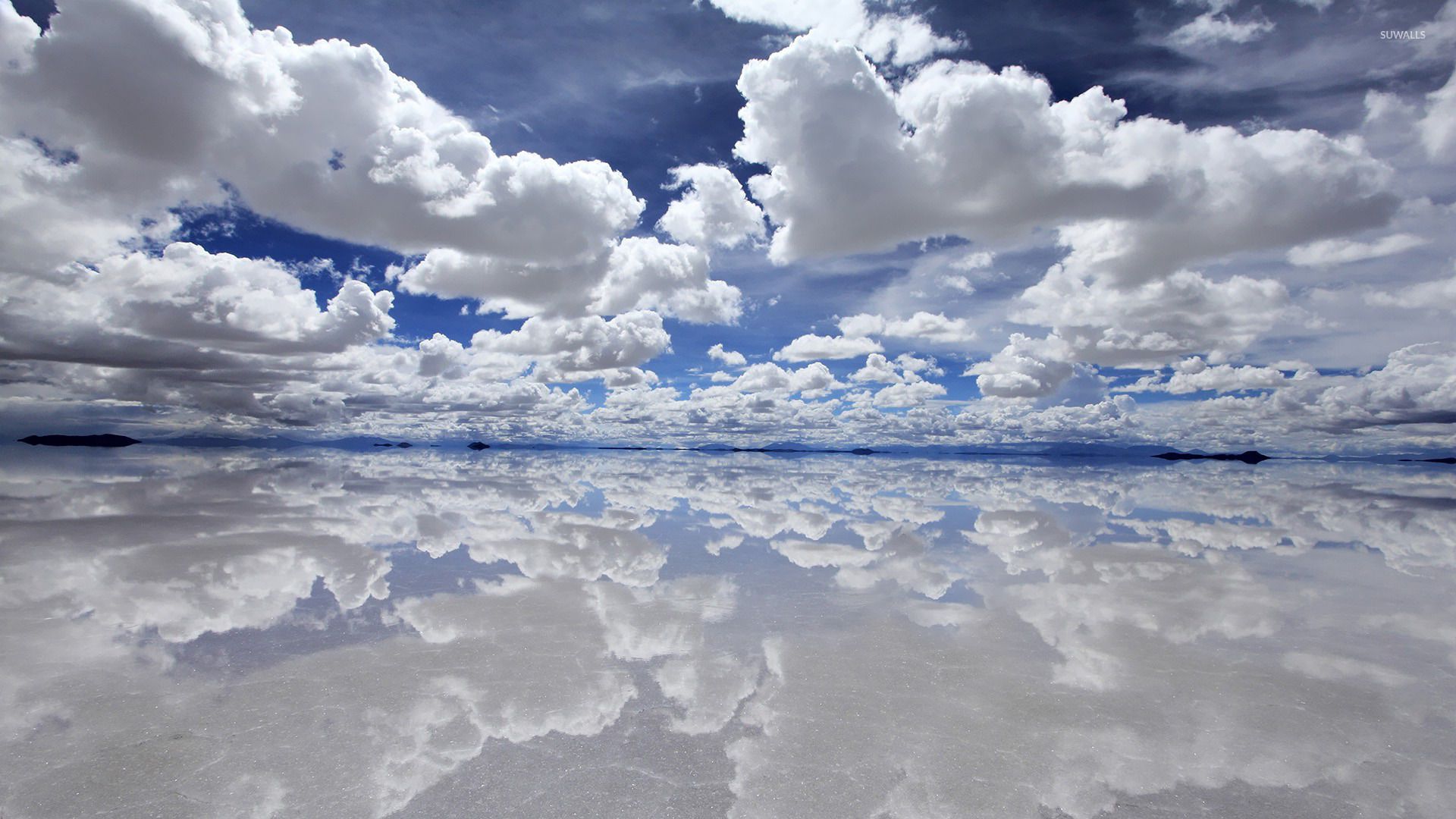 1920x1080 Cloud reflections in water wallpaper wallpaper