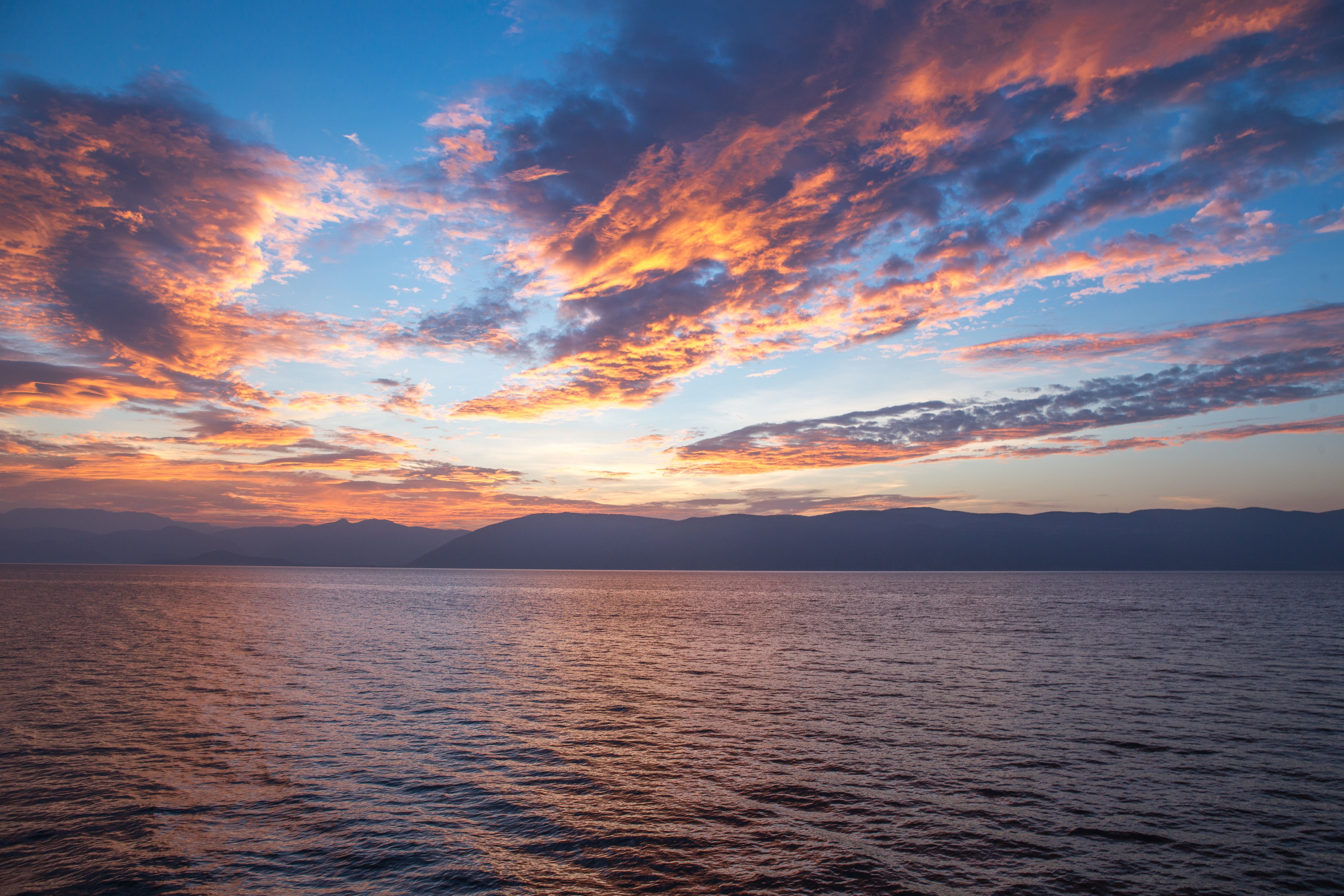 5452x3635 Free photo: Body of Water Under Cloudy Sky during Daytime, Clouds, Dawn