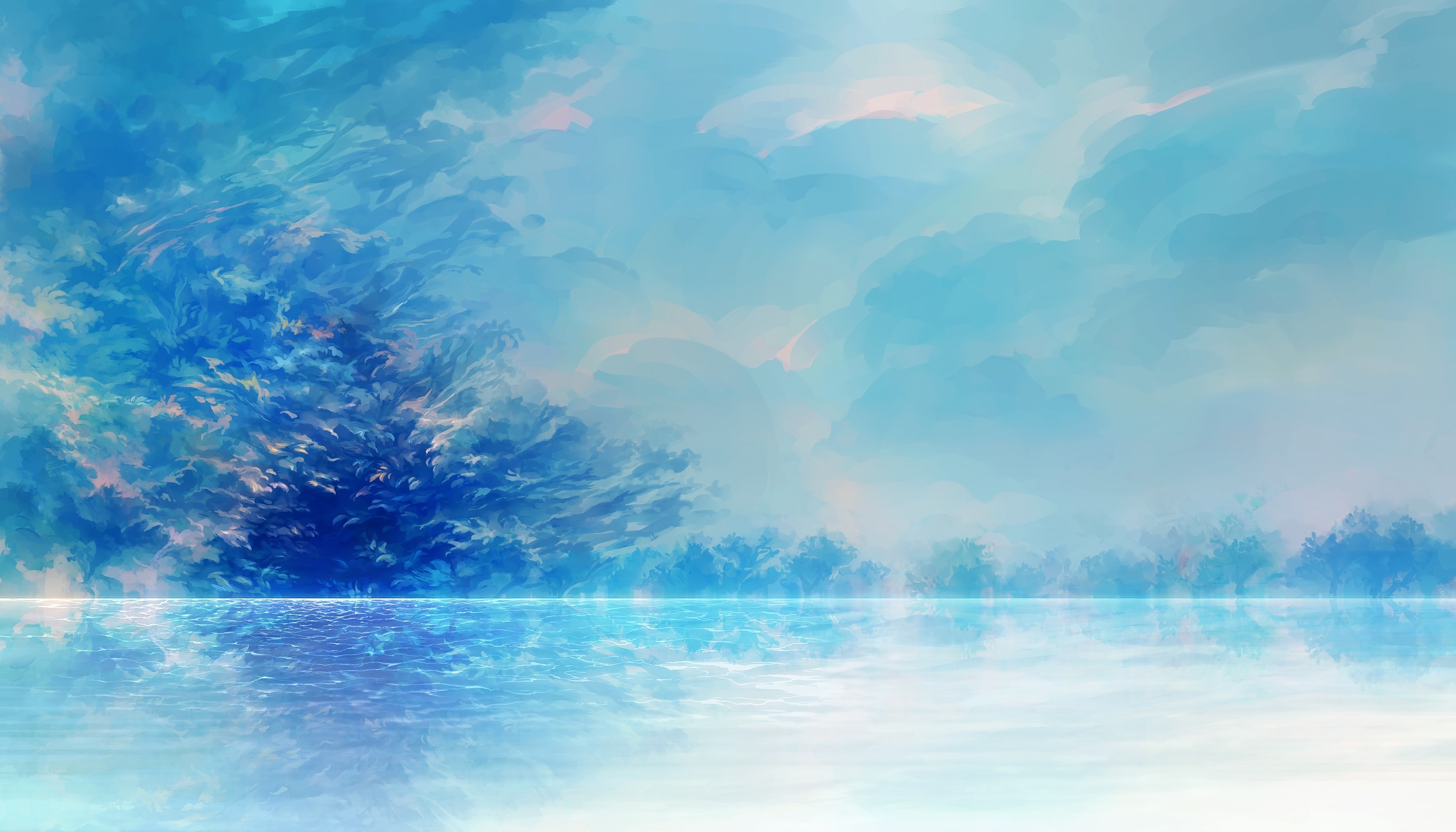 2480x1417 Artistic Cloudy Day Wallpaper, HD Nature 4K Wallpaper, Image and Background