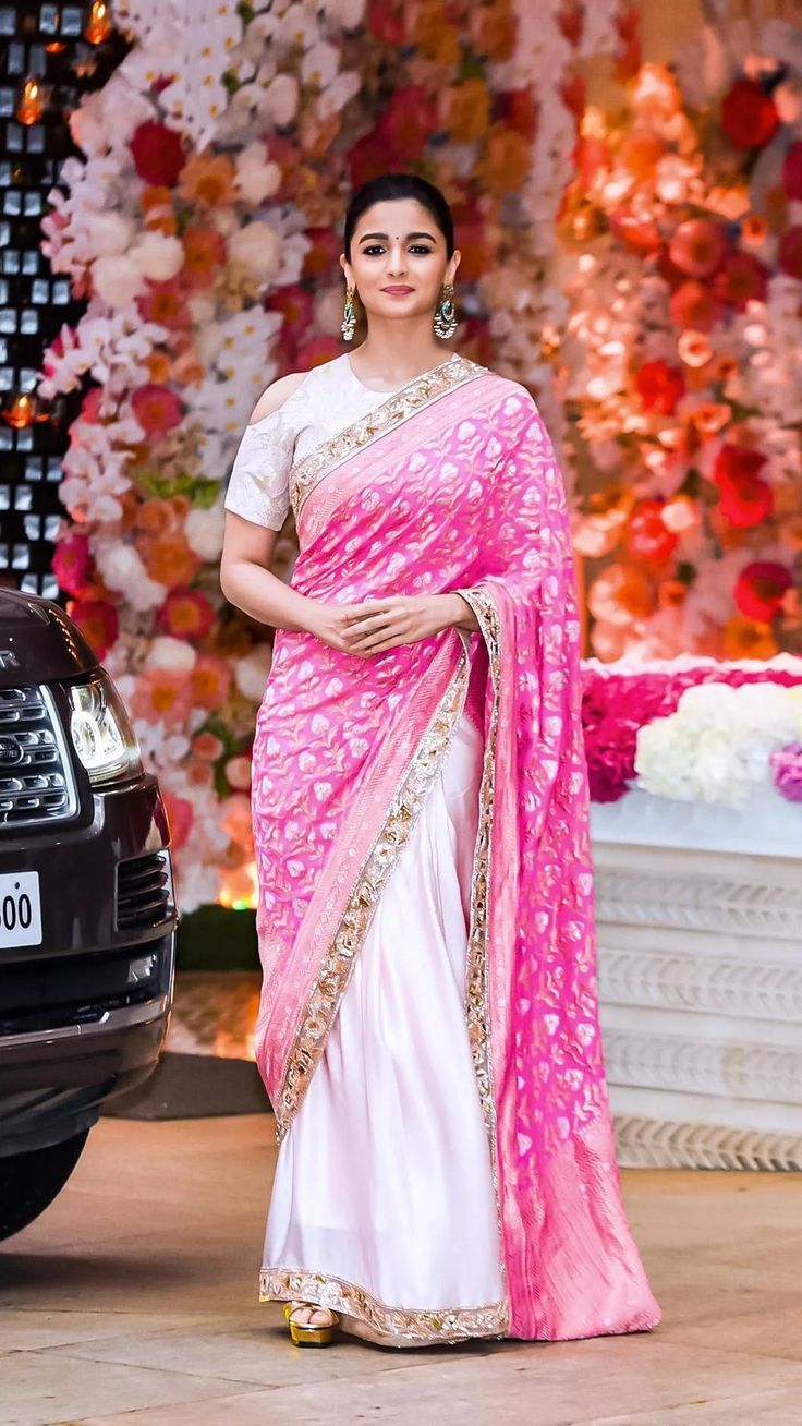 736x1308 Alia bhatt saree. Alia bhatt photohoot, Designer silk sarees, Indian fashion saree