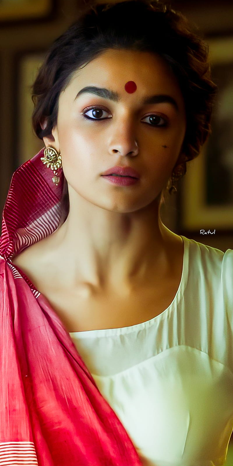 800x1600 Alia Bhatt, eye, Gangubai kathiawadi, HD phone wallpaper