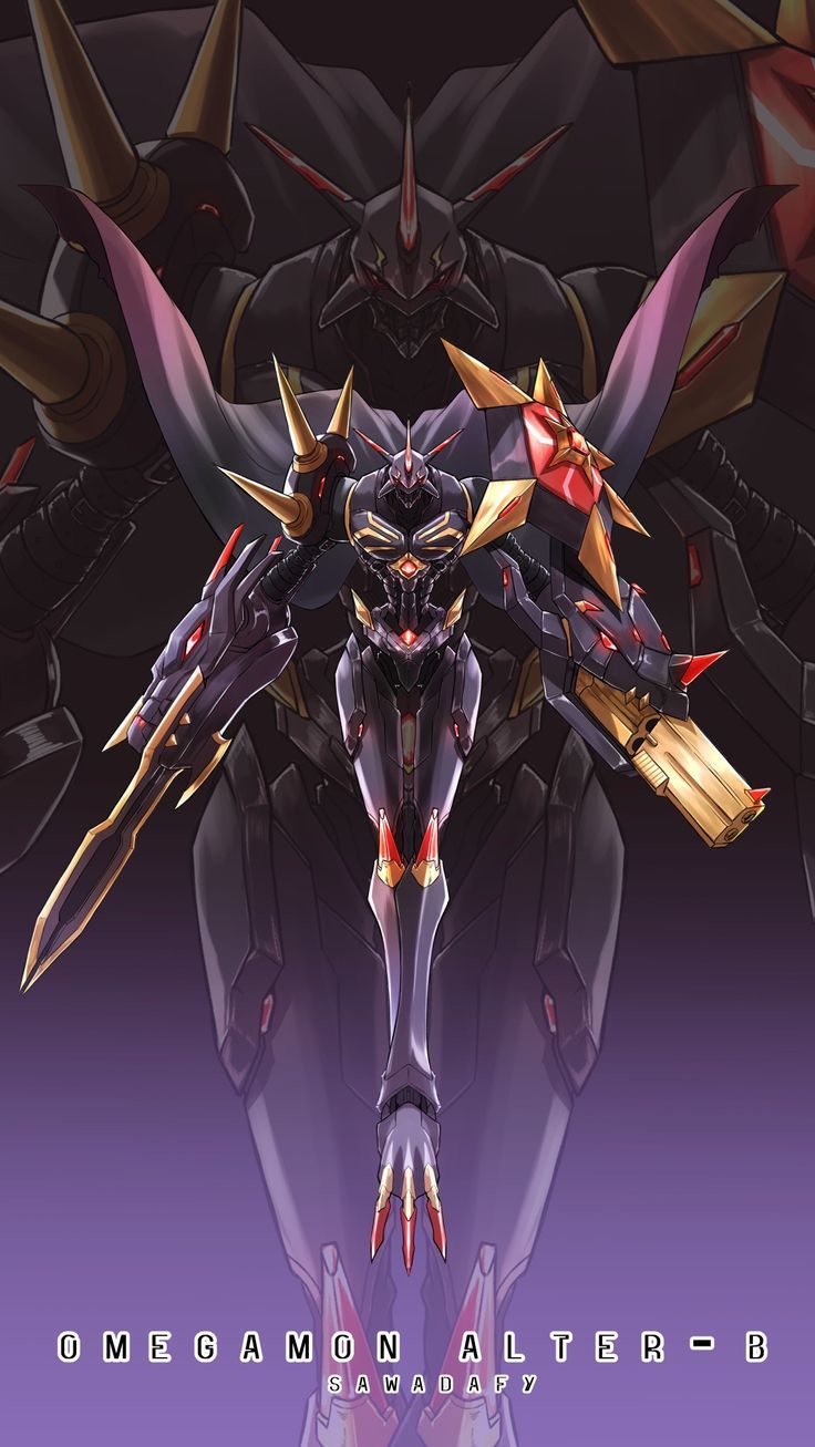 736x1307 Digimon omnimon wallpaper. Dark wargreymon, X megaman, Omegamon