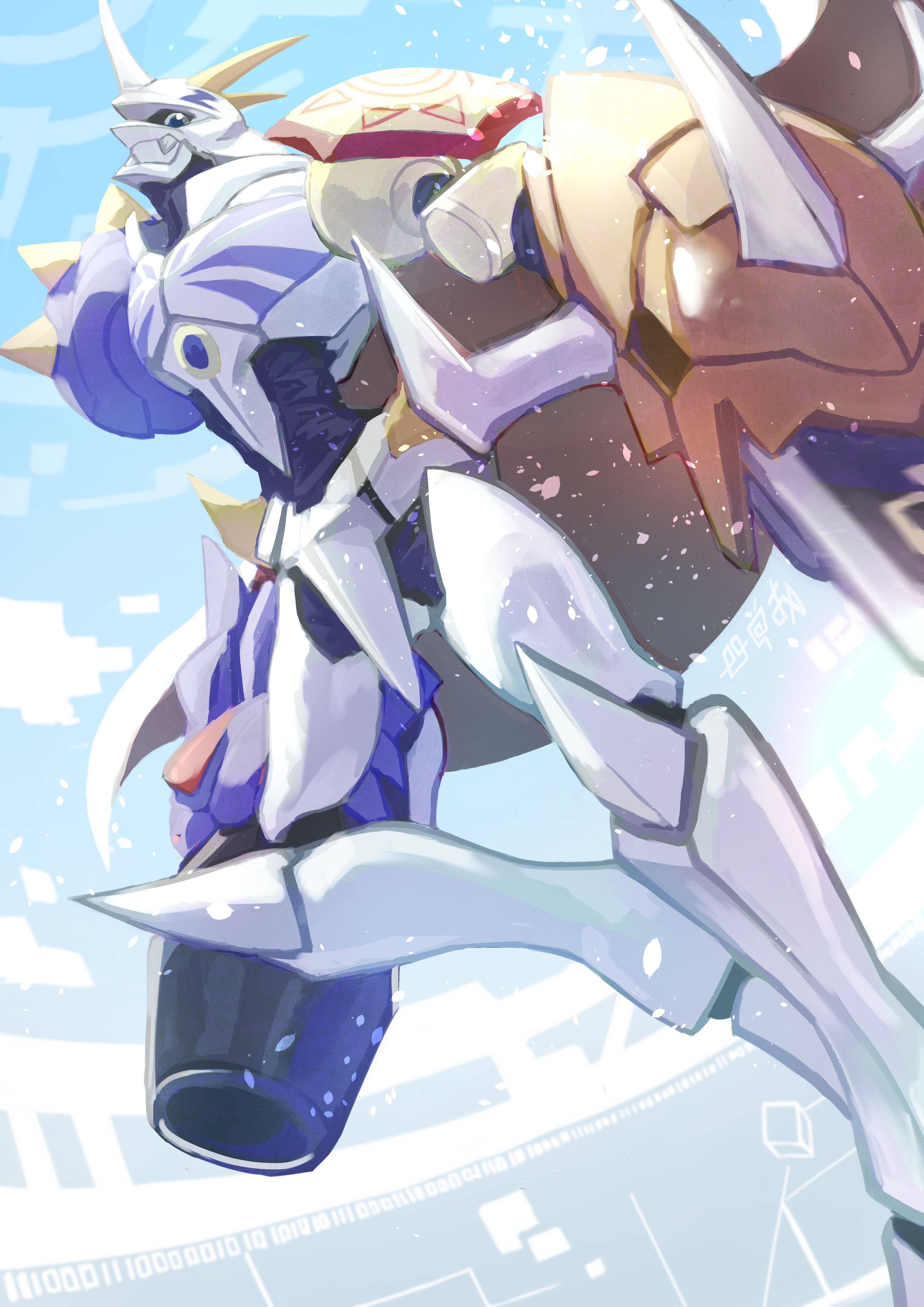 2894x4093 Omegamon Adventure Wallpaper by Cyndaquil hzm Anime Image Board