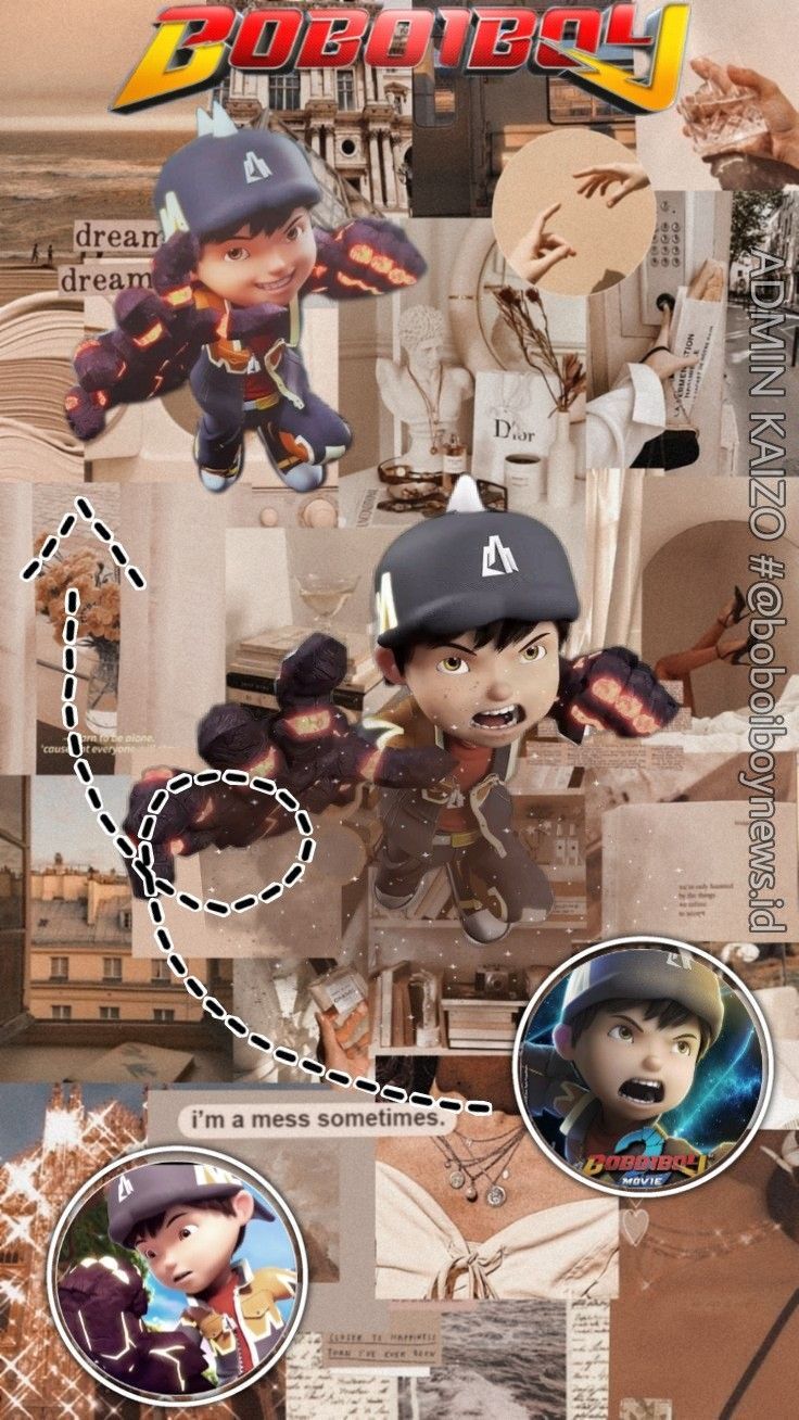 736x1308 Boboiboy Aesthetic Wallpaper