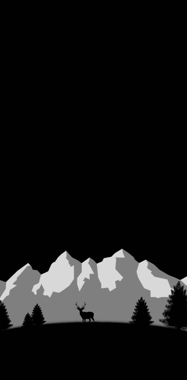 630x1280 AMOLED Mountain wallpaper