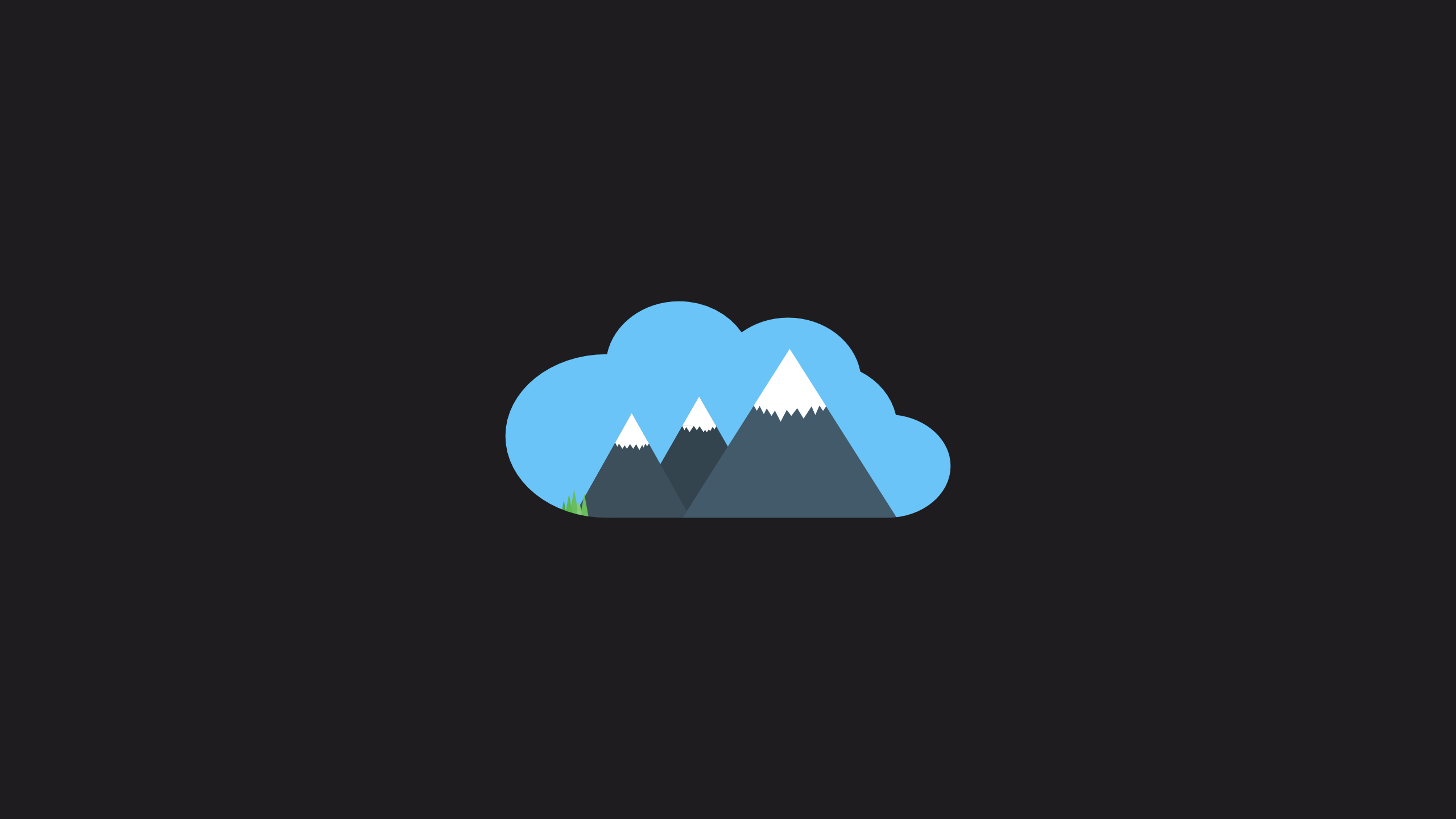 2560x1440 Artistic Minimalism HD Mountains Wallpaper, HD Minimalist 4K Wallpaper, Image and Background