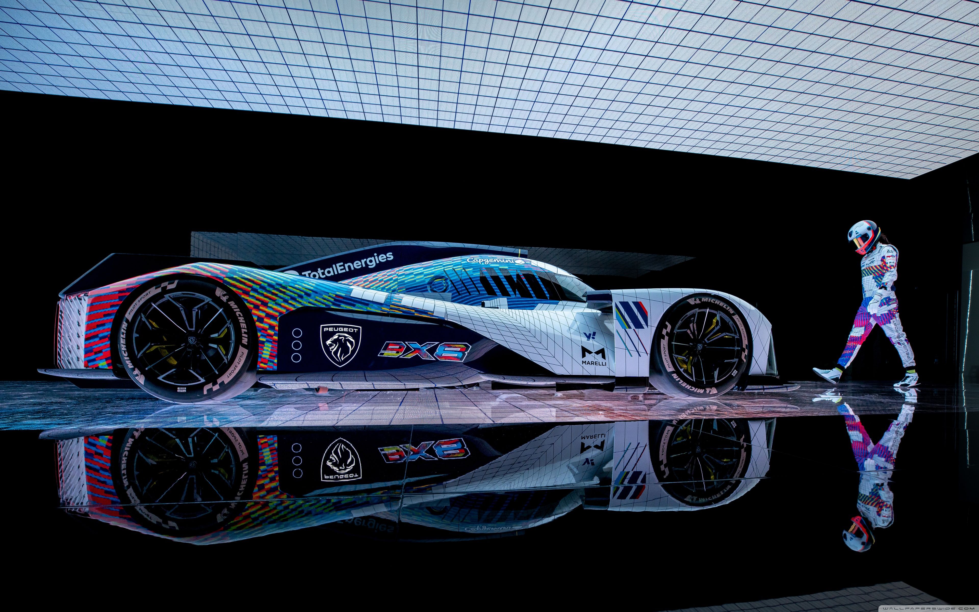 3840x2400 Peugeot 9x8 Racing Car 4K UHD Wallpaper for UltraHD Desktop and TV : Widescreen and UltraWide Display : Dual and Triple Monitor
