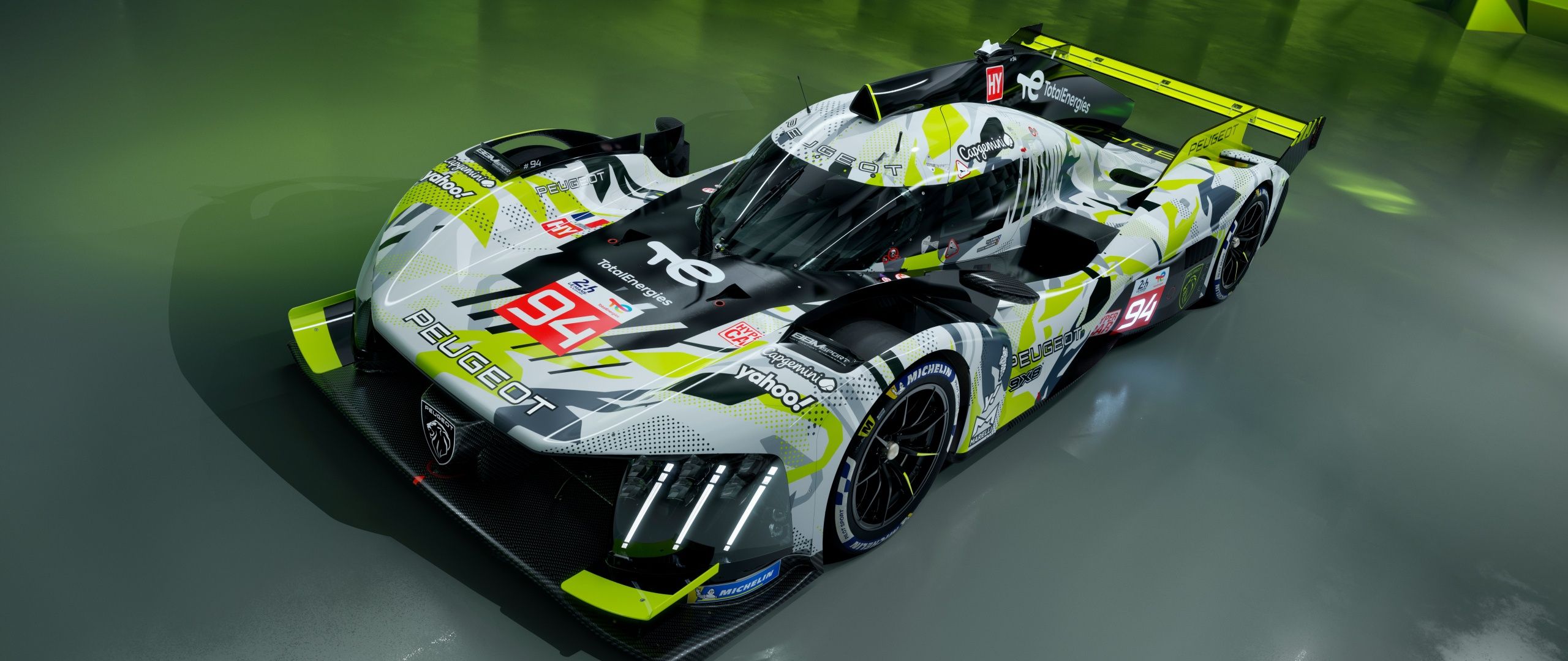 2560x1080 Peugeot 9X8 Wallpaper 4K, Hybrid race cars