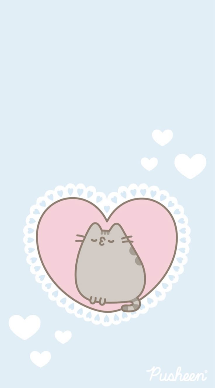 736x1327 Pusheen love wallpaper. Pusheen valentines day wallpaper, Pusheen blue, Cute pusheen wallpaper
