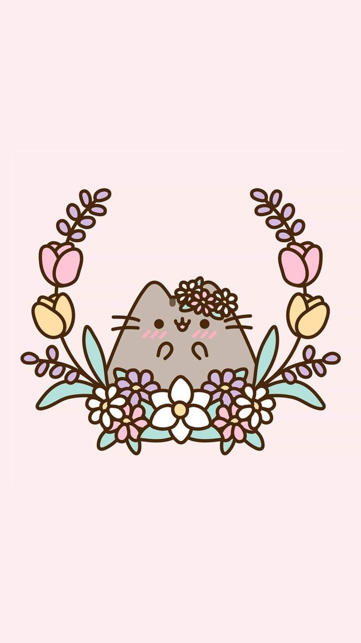 736x1308 Pusheen love. Wallpaper gatos, Pusheen cute, Gato pusheen