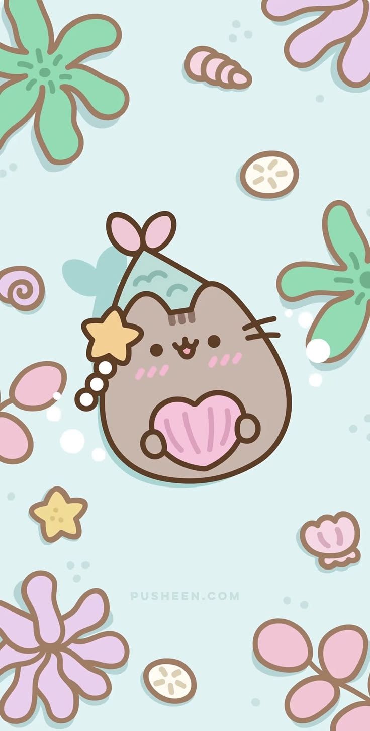 736x1453 Pastle wallpaper. Pastel wallpaper cute, Pastal background, Pusheen