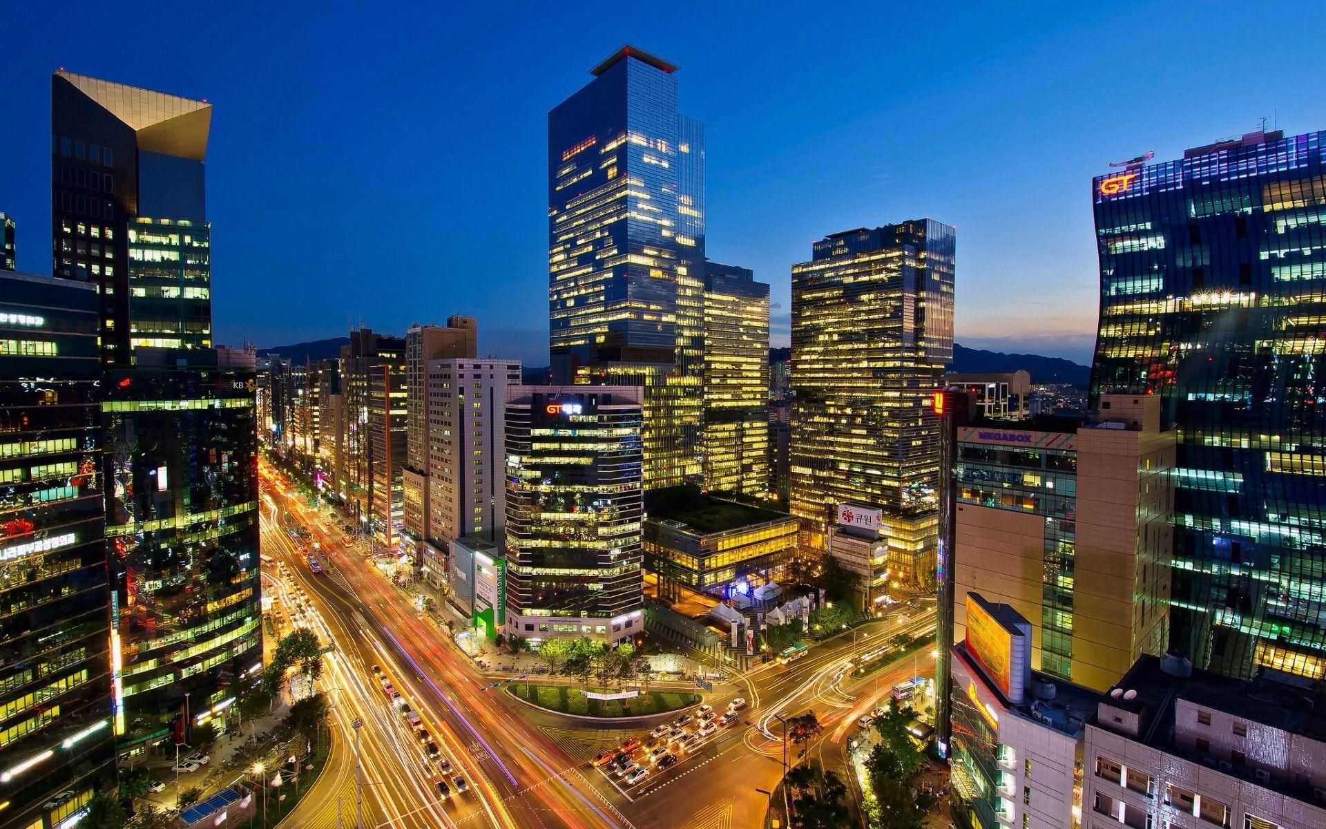 1920x1200 Korea Seoul city scenery Photography Wallpaper 03