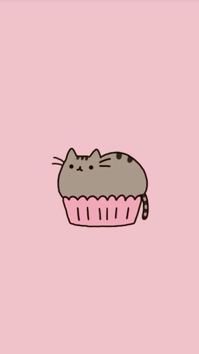 800x1422 Pusheen, cute, pink, pusheen the cat, HD phone wallpaper