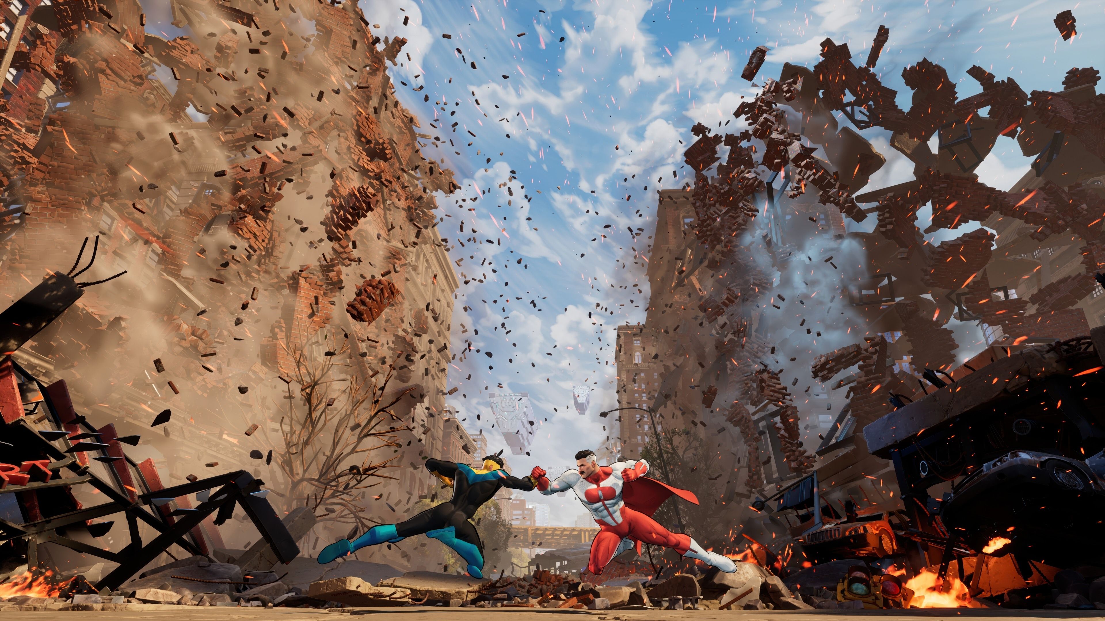 3840x2160 Invincible VS Game Omni Man Vs. Invincible Wallpaper 4K HD PC