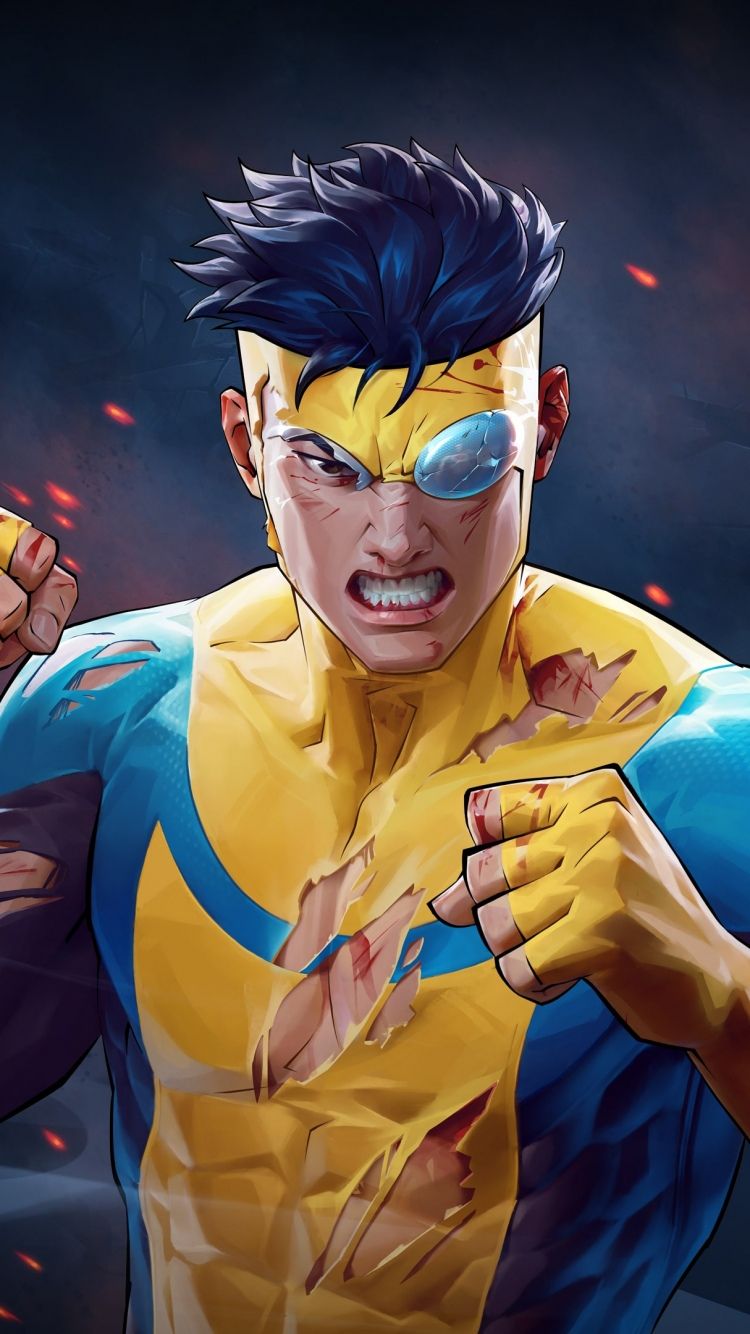 750x1334 Invincible VS Wallpaper 4K, Official, Key Art, 2026 Games