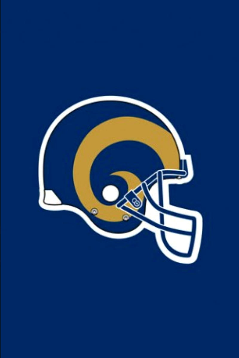 800x1201 RAM helmet, rams, football, teams, team, nfl, los angeles, logo, blue, esports, HD phone wallpaper