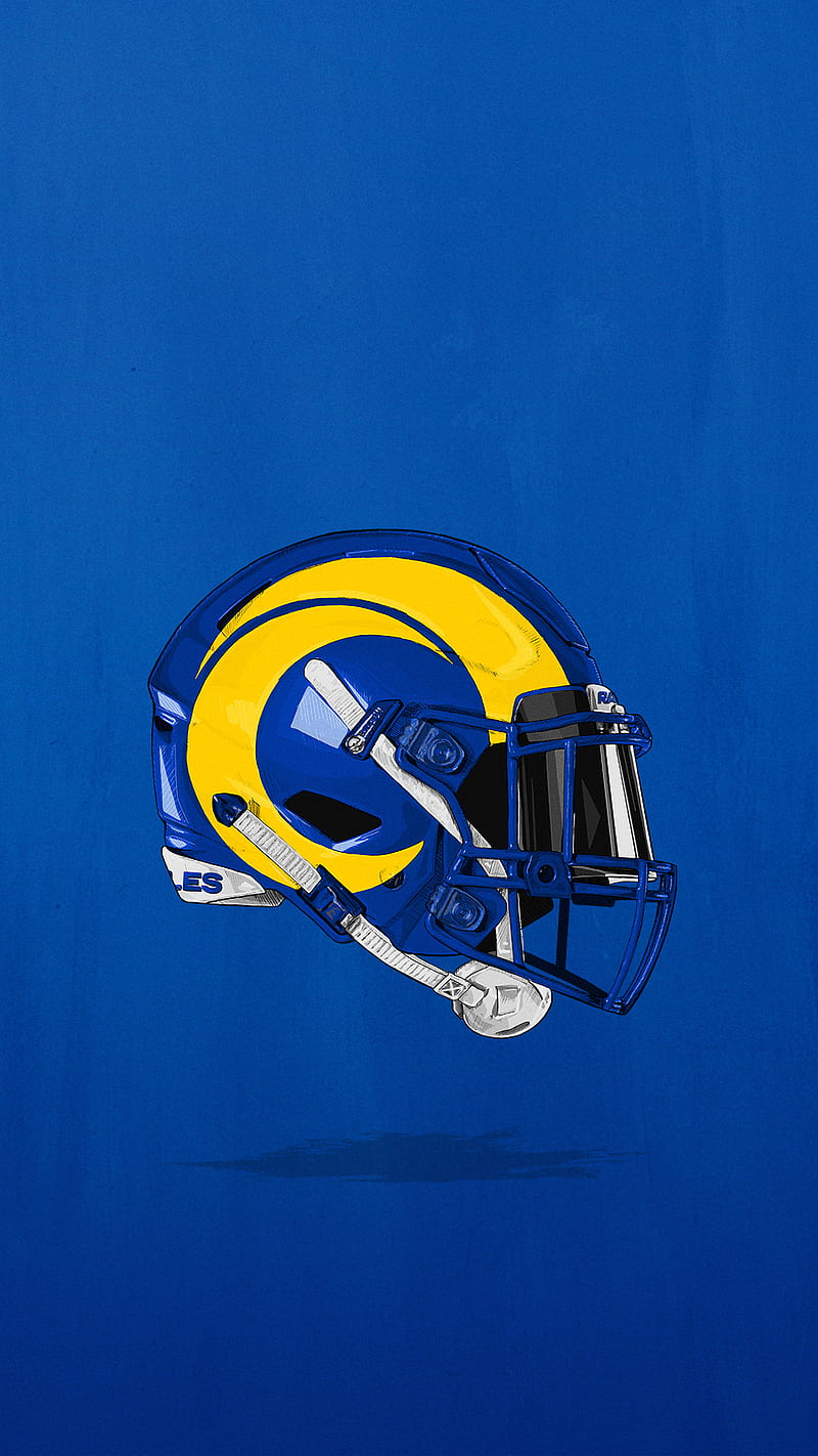 800x1422 Helmet, football, los angeles, nfl, rams, HD phone wallpaper