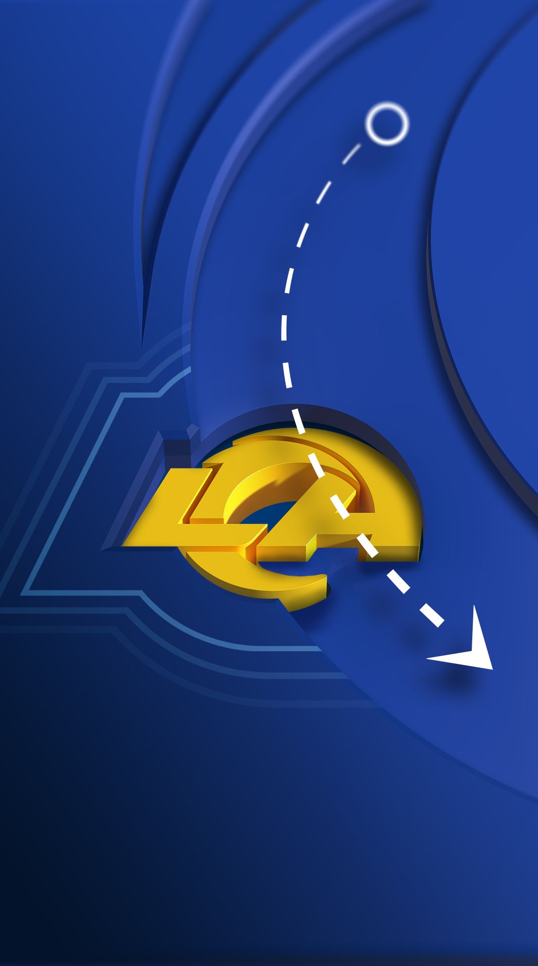 1064x1909 LA Rams iPhone Wallpaper