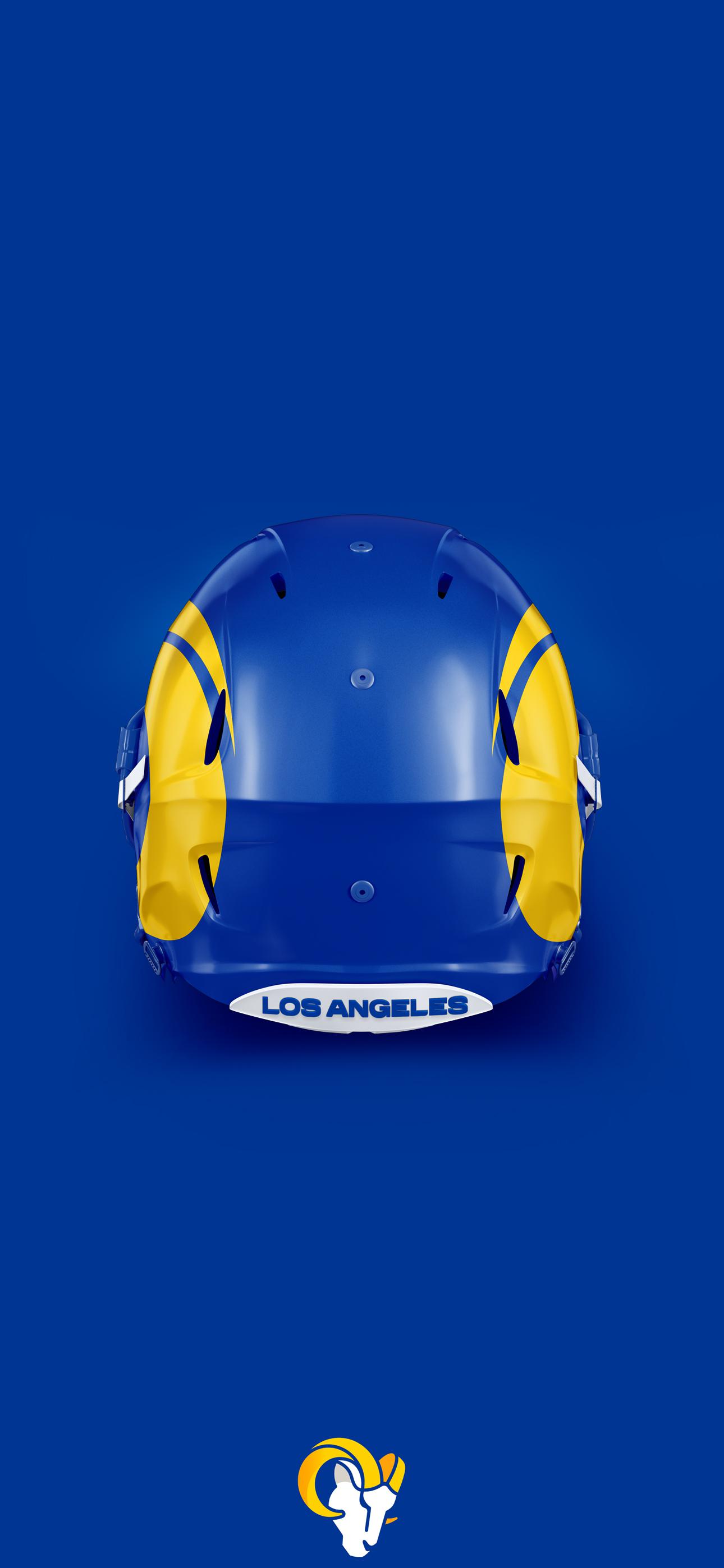1290x2796 OC Rams Helmet Wallpaper (mobile, 1290x2796)