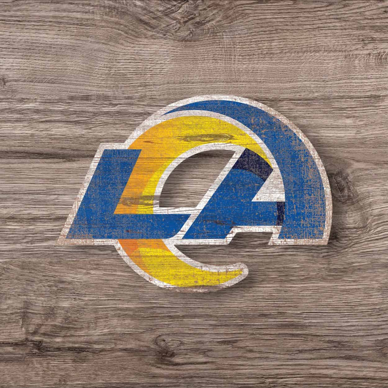 1250x1250 LA Rams Logo Sign