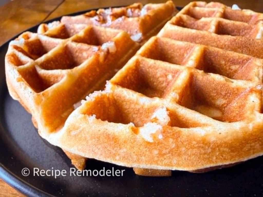 1024x768 Overnight Belgian Waffles Butter, Pearl Sugar, Crispy Edges