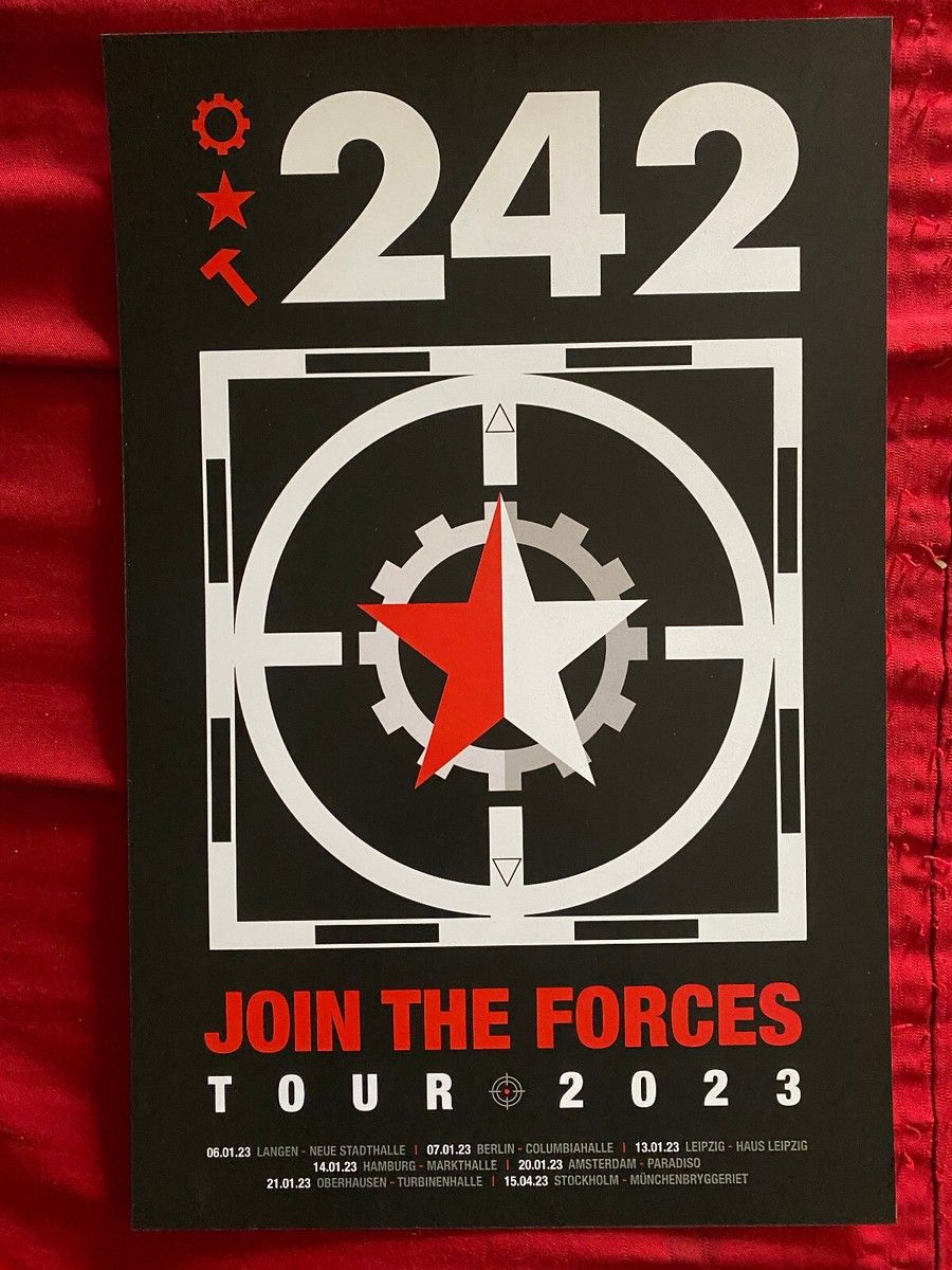900x1200 Front 242 / Nitzer Ebb Join The Forces Tour Poster Print