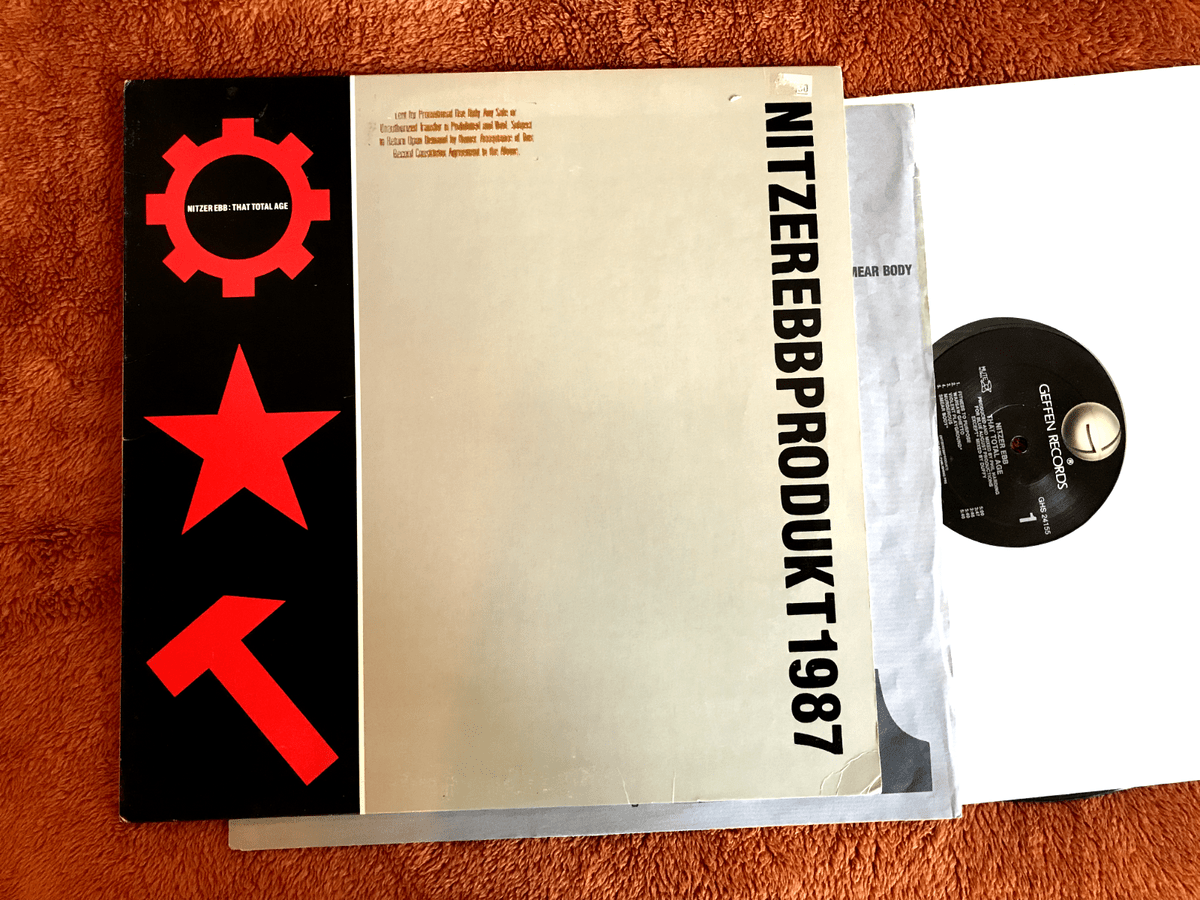 1200x900 Nitzer Ebb That Total Age Produkt 1987 LP Geffen PROMO industrial goth electro!