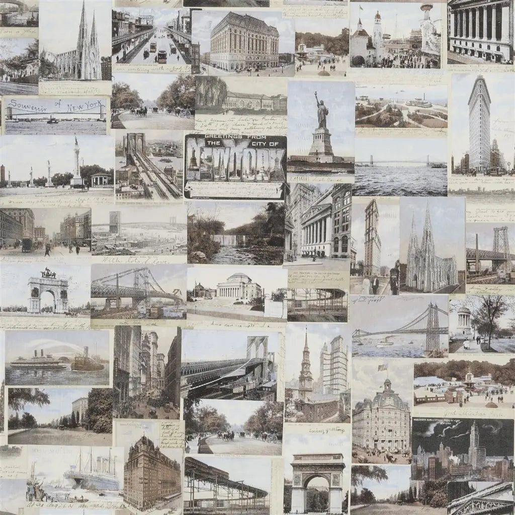 1024x1024 New York Postcard Wallpaper