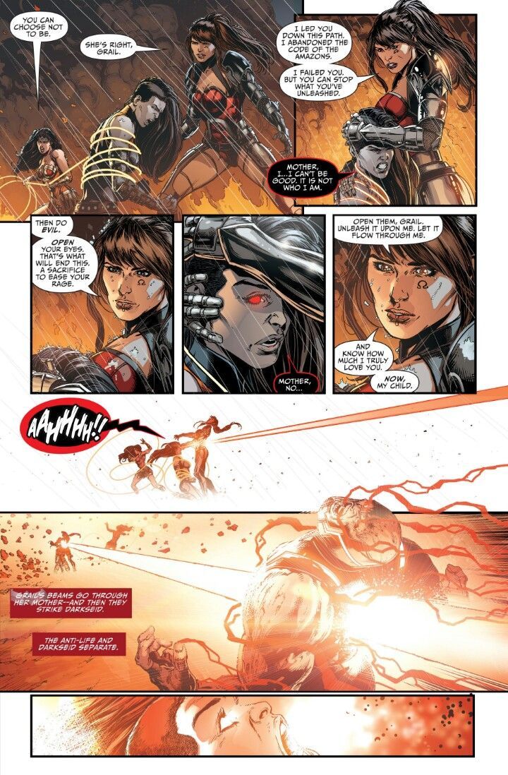 720x1098 Grail Kills Darkseid in Epic Showdown. Donna troy rebirth, Lady shiva and cassandra, Scarlet witch vs hope summers