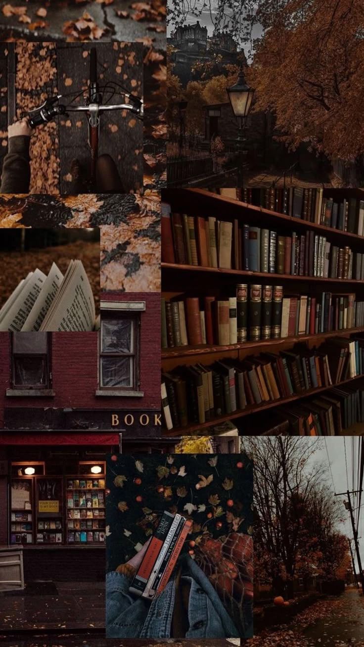 736x1308 Cozy fall reading nook with warm autumn hues
