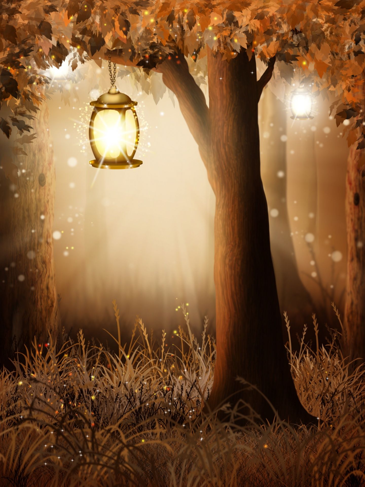 1440x1920 Download free photo of Autumn, landscape, background, wallpaper, phone