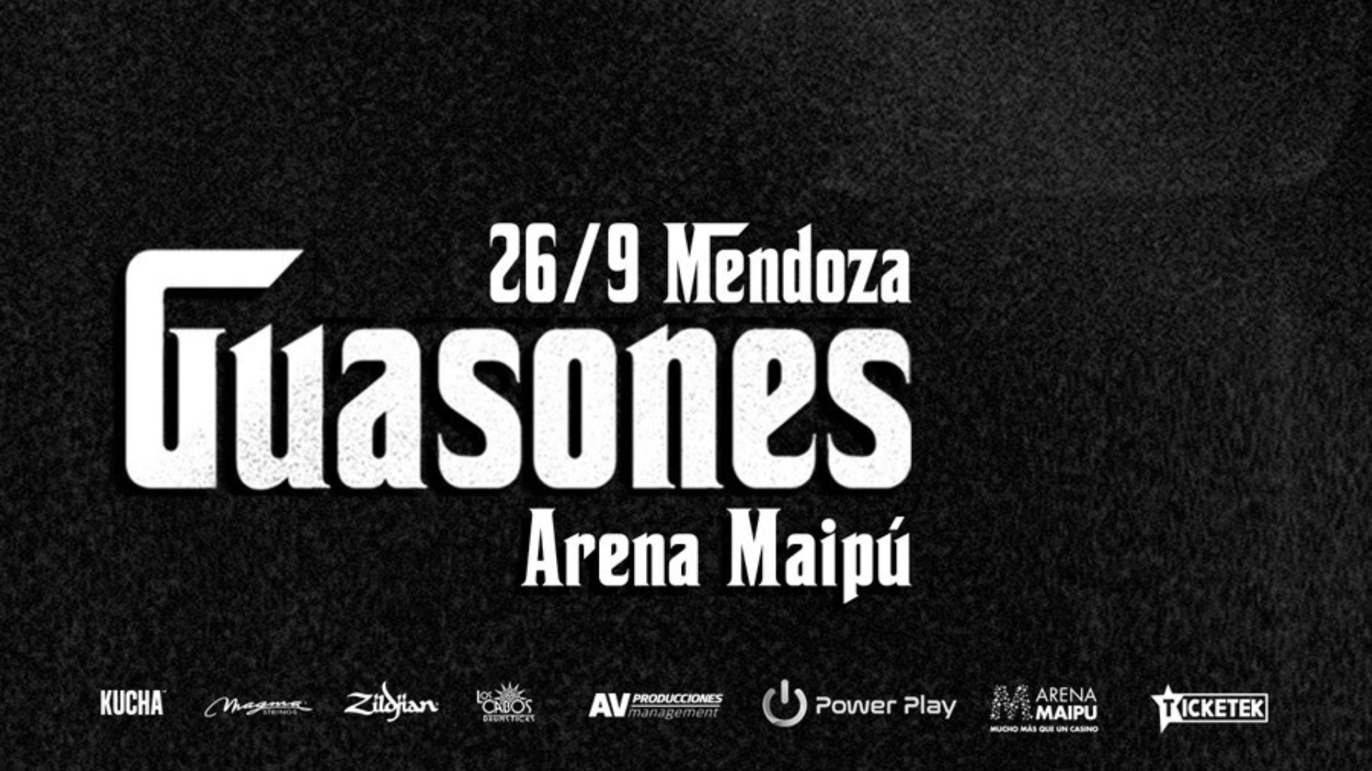 1920x1080 Guasones vuelve a Mendoza con su gira 2025 en el Arena Maipú Coope 102.7
