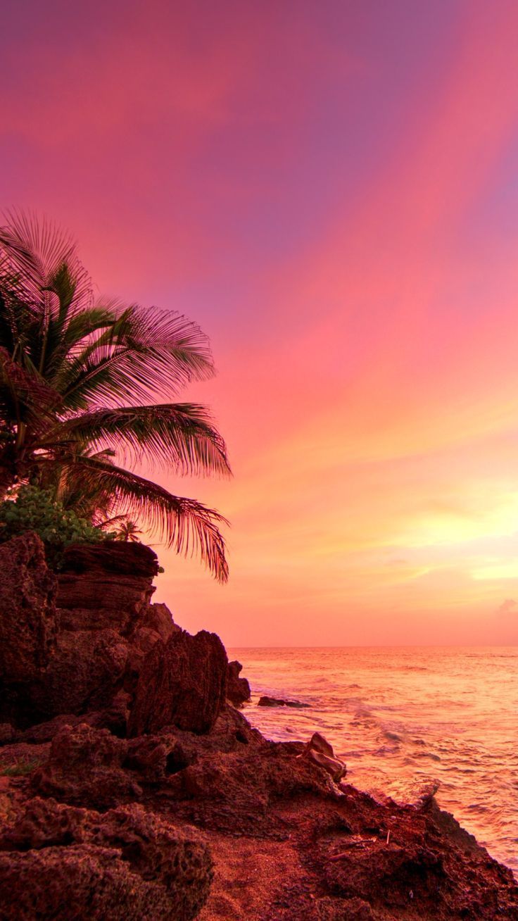 736x1308 Rincon, Puerto Rico. Nature iphone wallpaper, Sunset iphone wallpaper, Nature wallpaper