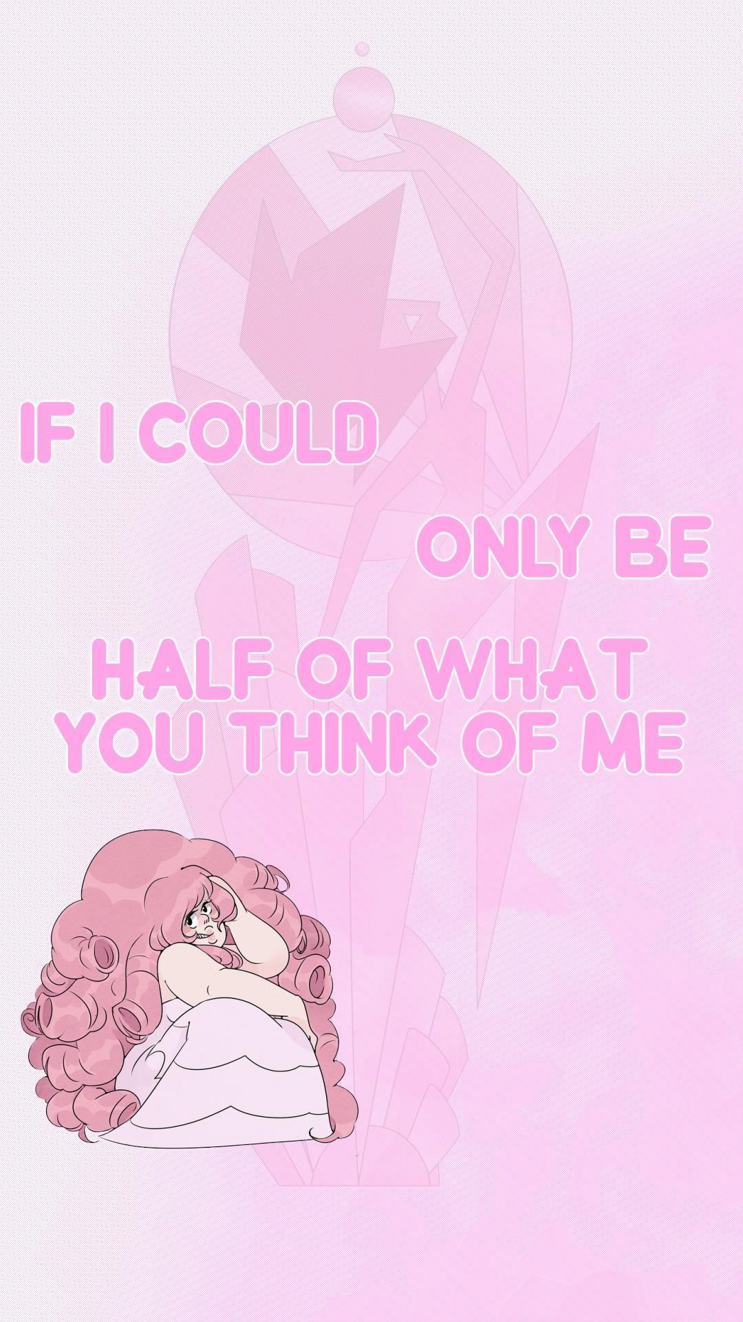 1080x1920 Wife requested a Rose Quartz (Steven Universe) lockscreen wanted to share. Rose quartz steven universe, Rose quartz steven, Steven universe wallpaper