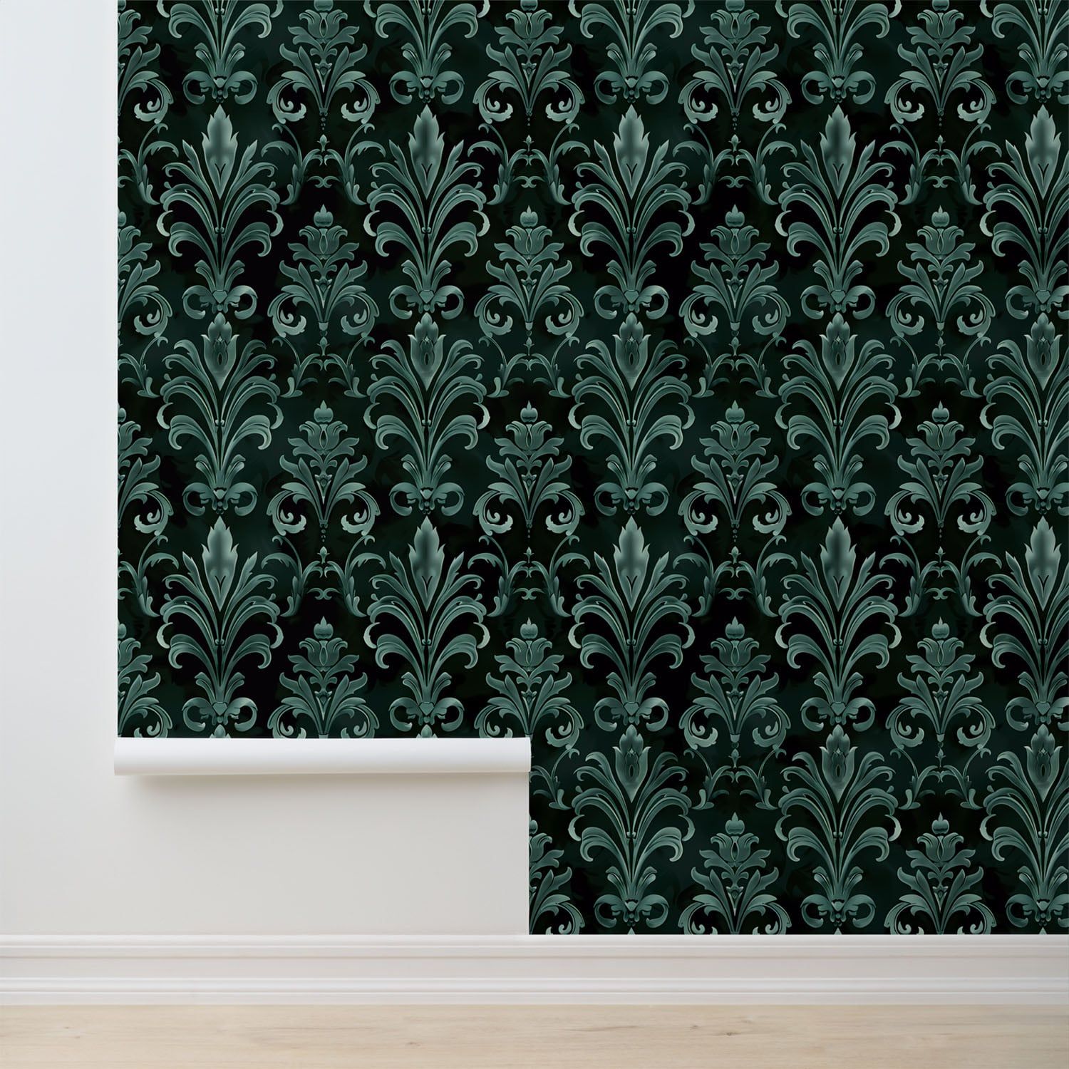 1500x1500 Zazzle Emerald Green Fleur Wallpaper Cameron Team
