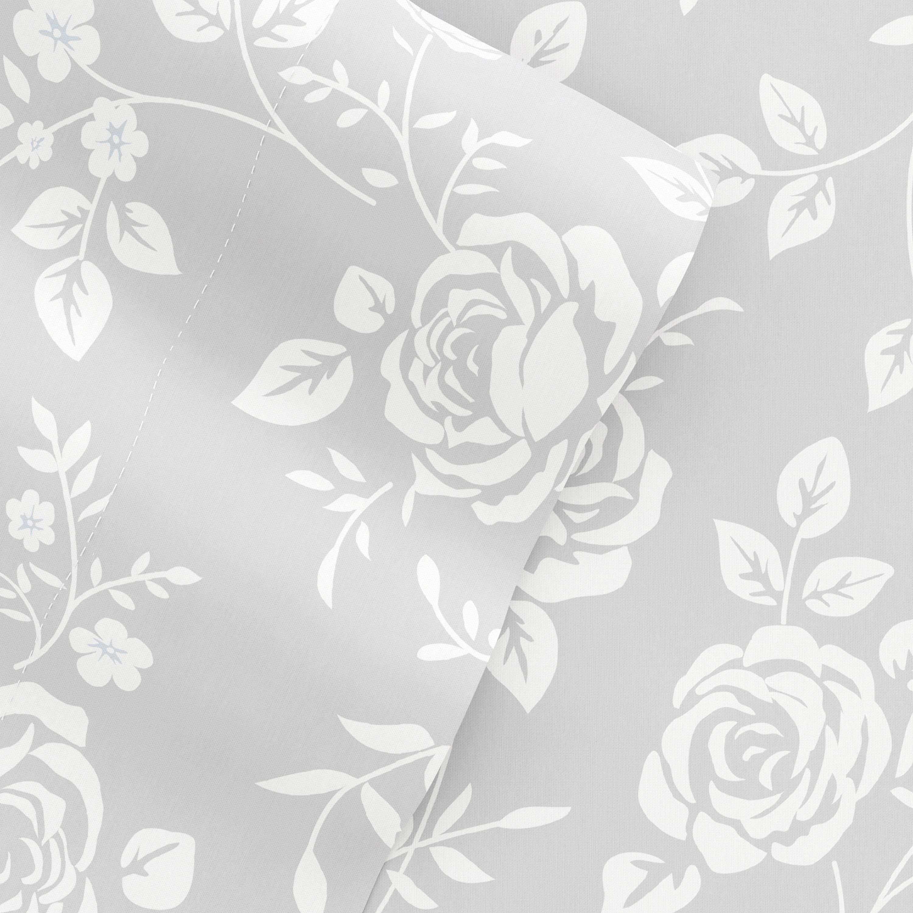 3000x3000 Becky Cameron Premium Ultra Soft Patterned Sheet Set rose grey Twin